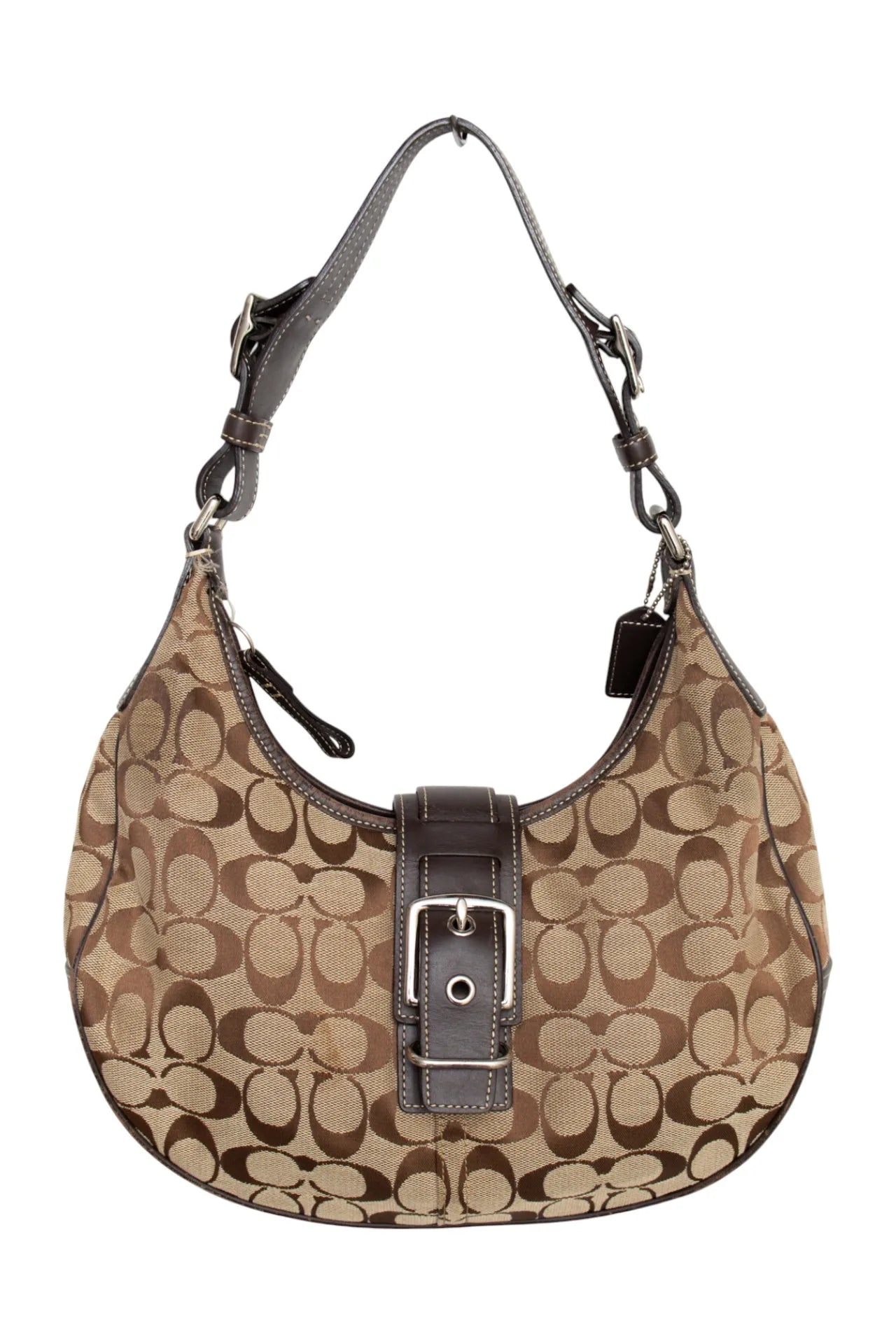 #189 Coach Shoulder Bag Brown | c. 170