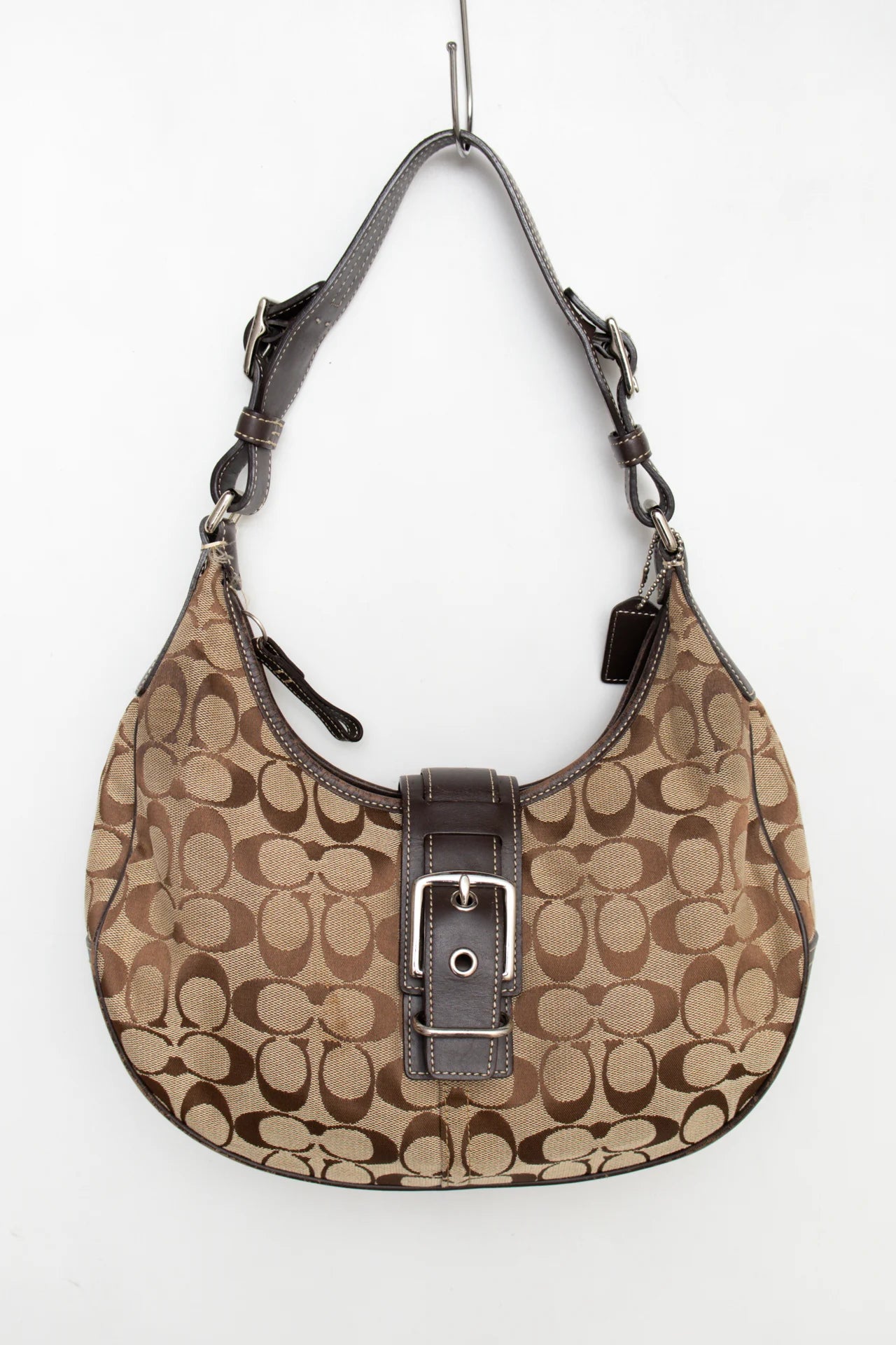 #189 Coach Shoulder Bag Brown | c. 170