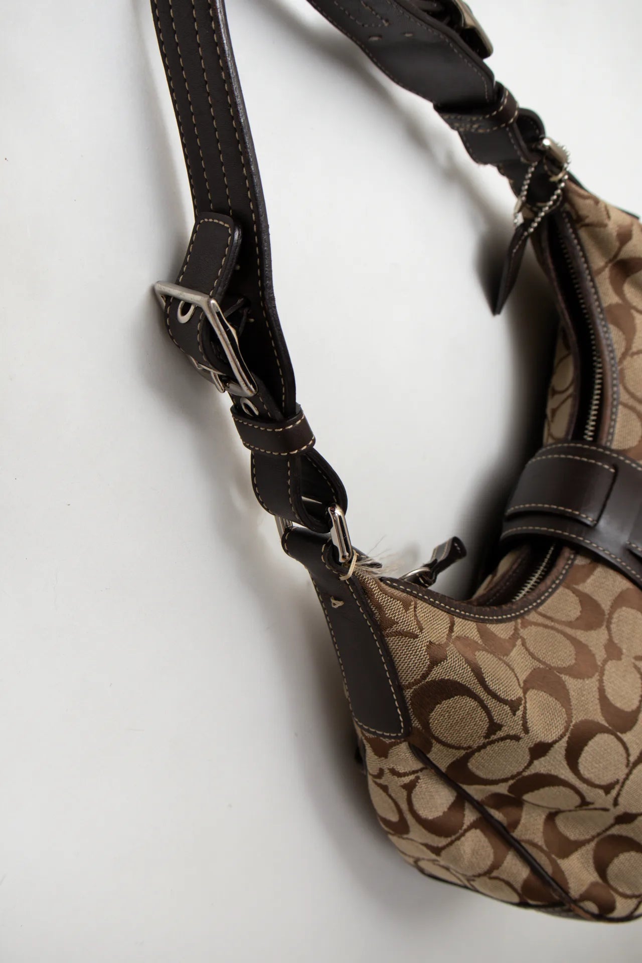 #189 Coach Shoulder Bag Brown | c. 170