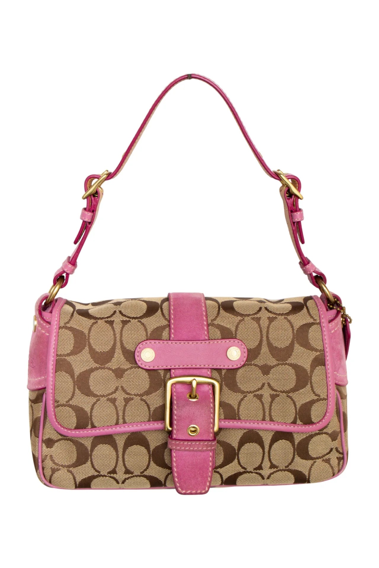 #192 Coach Shoulder Bag Brown | c. 170
