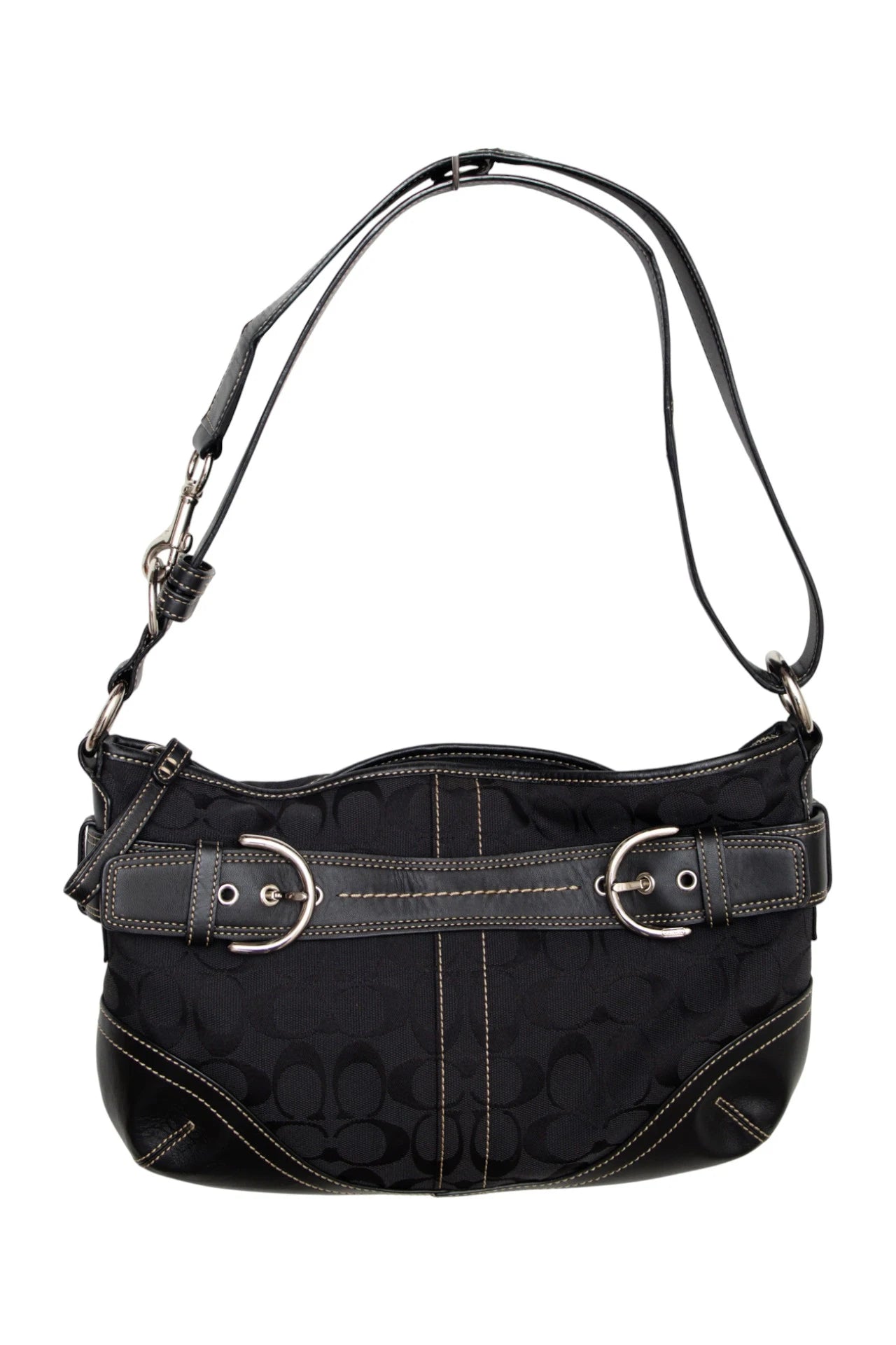 #194 Coach Shoulder Bag Black | c. 170