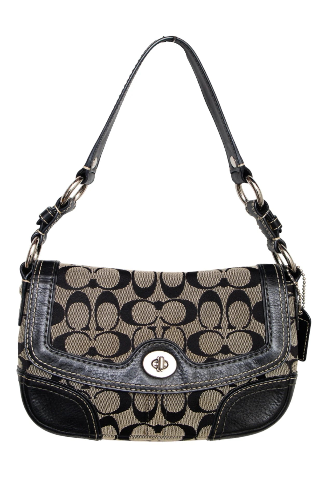 #196 Coach Clasp Bag Black | c. 170