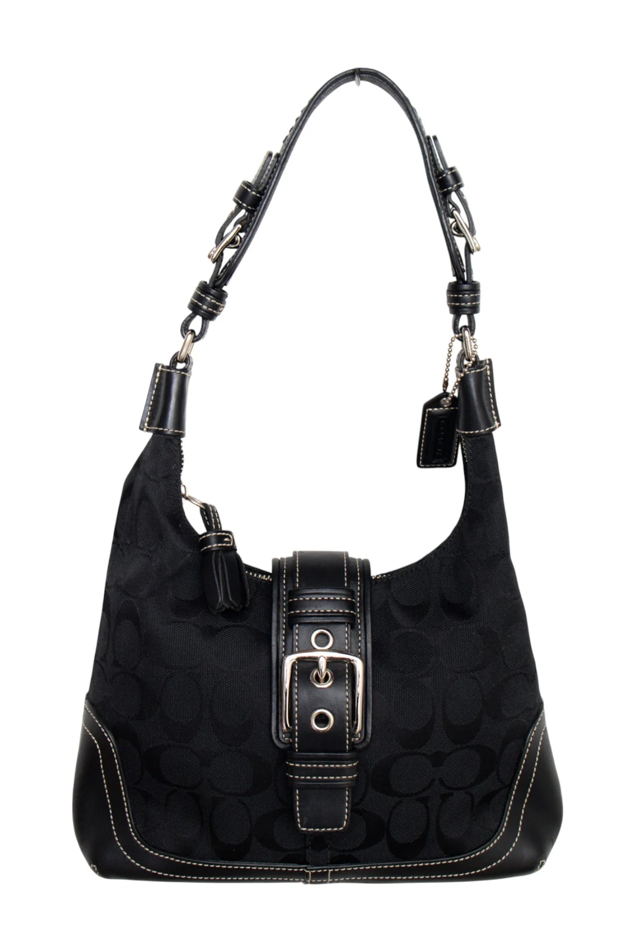 #200 Coach Shoulder Bag Black | c. 170