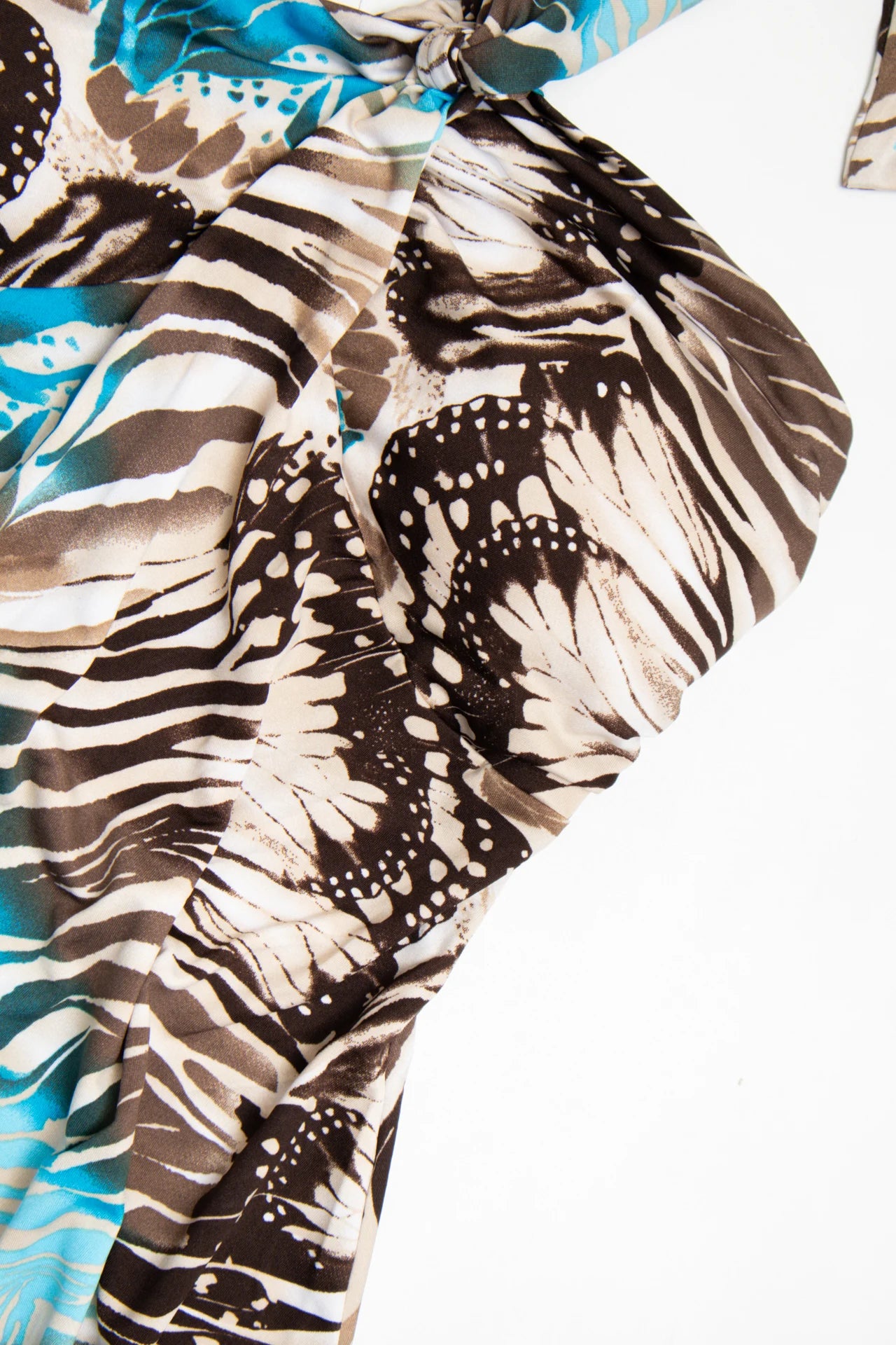 #209 Halter Handkerchief Dress Blue | c. 170 | Size