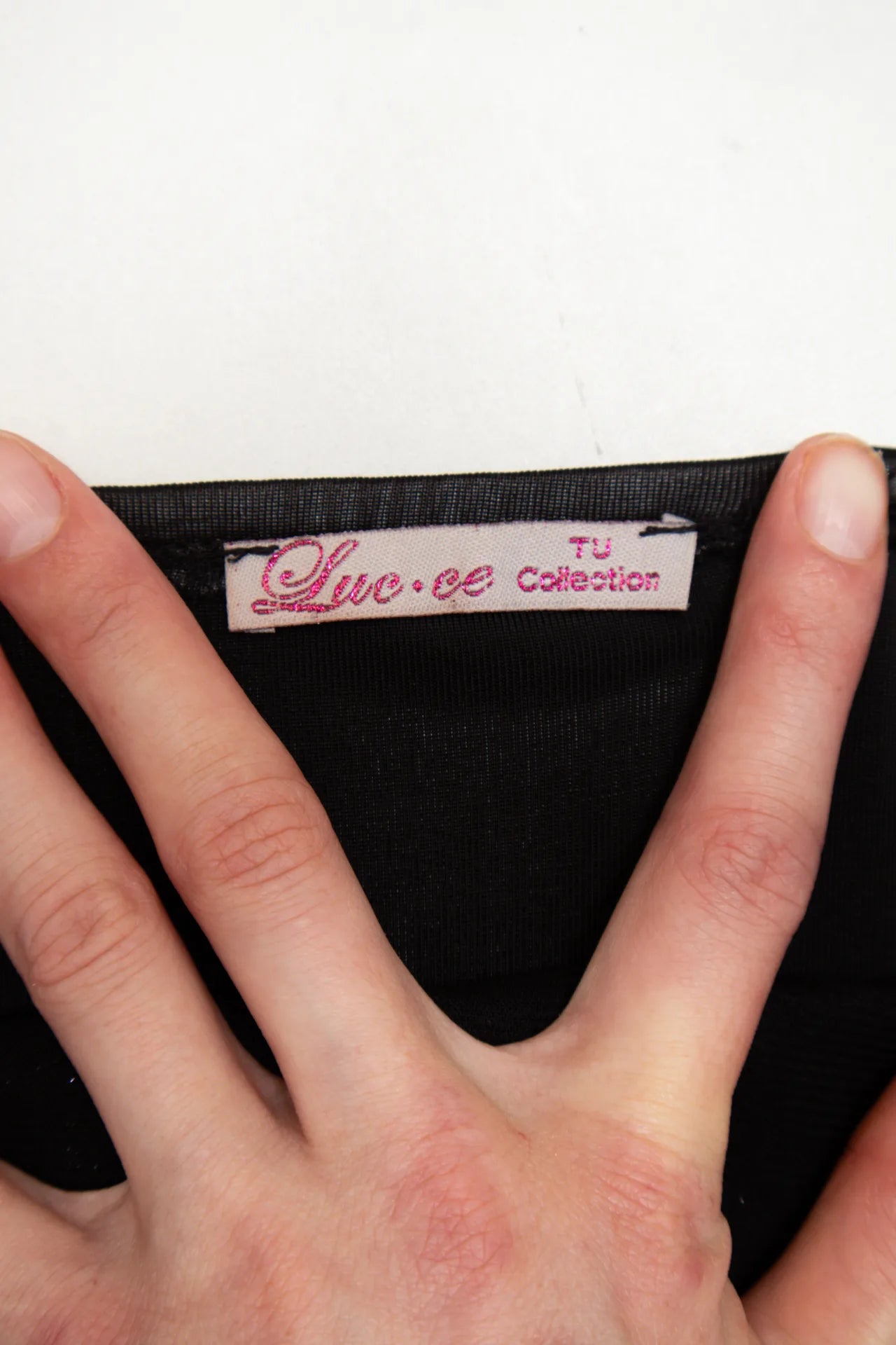 #04 Luv.ee Tu Collection Sequin Camisole Top Black | c. 171 | Size 12