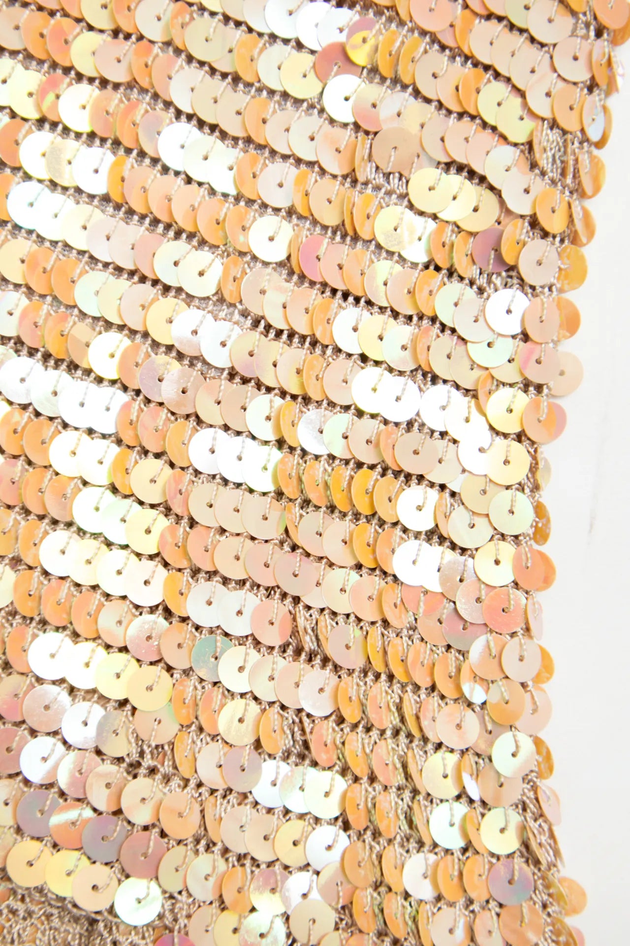 #12 Anis Strapless Sequin Tube Top Beige | c. 171 | Size 10