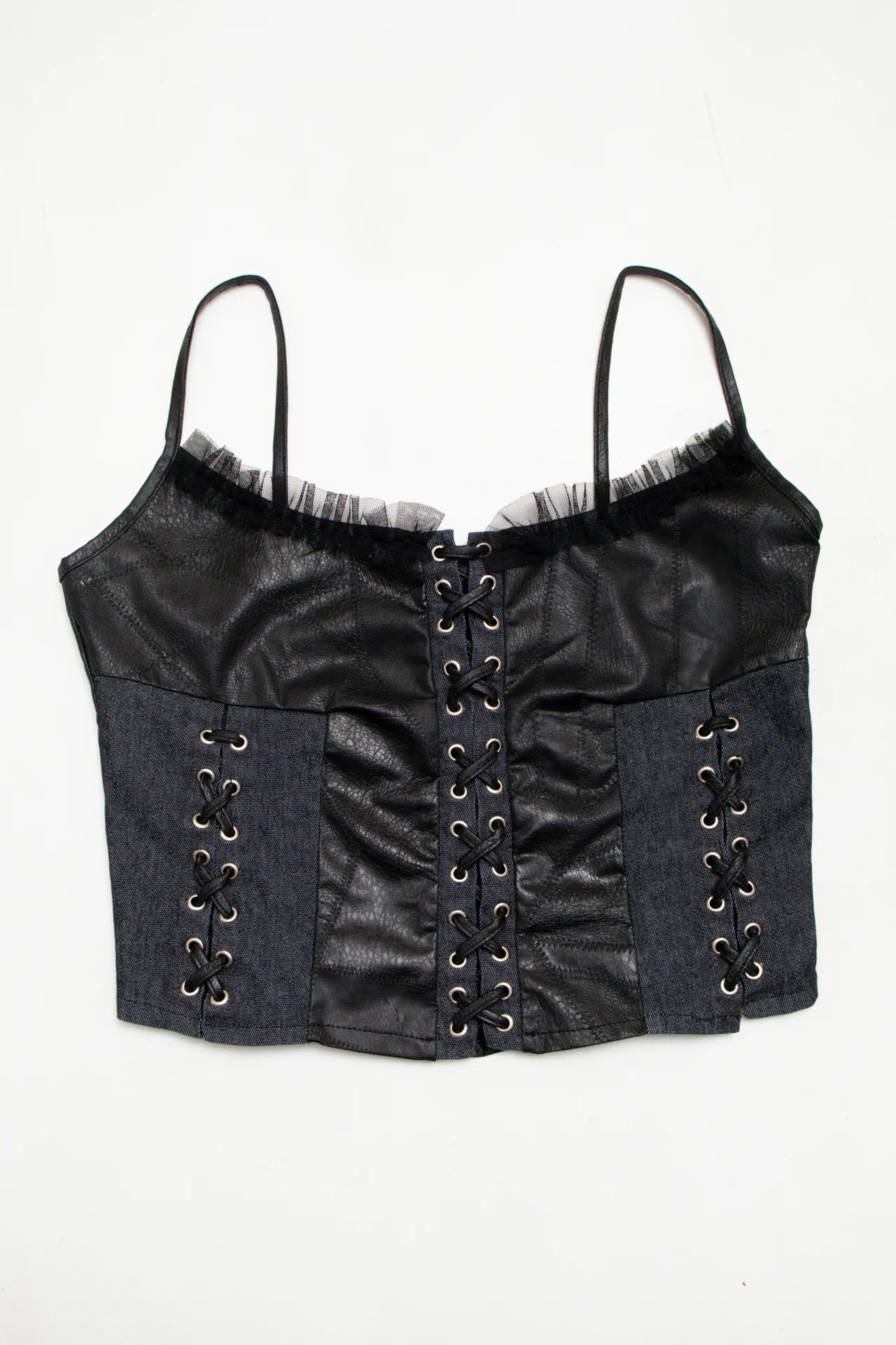 #77 Rosso Disera Corset Cami Top Black | c. 171 | Size 10