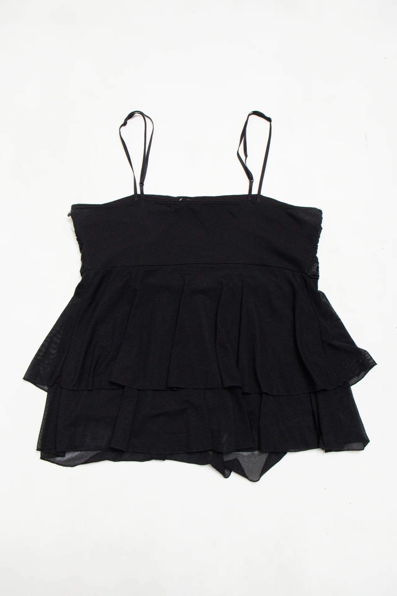 #78 Bisou Bisou Strappy Camisole Top Black | c. 171 | Size 12