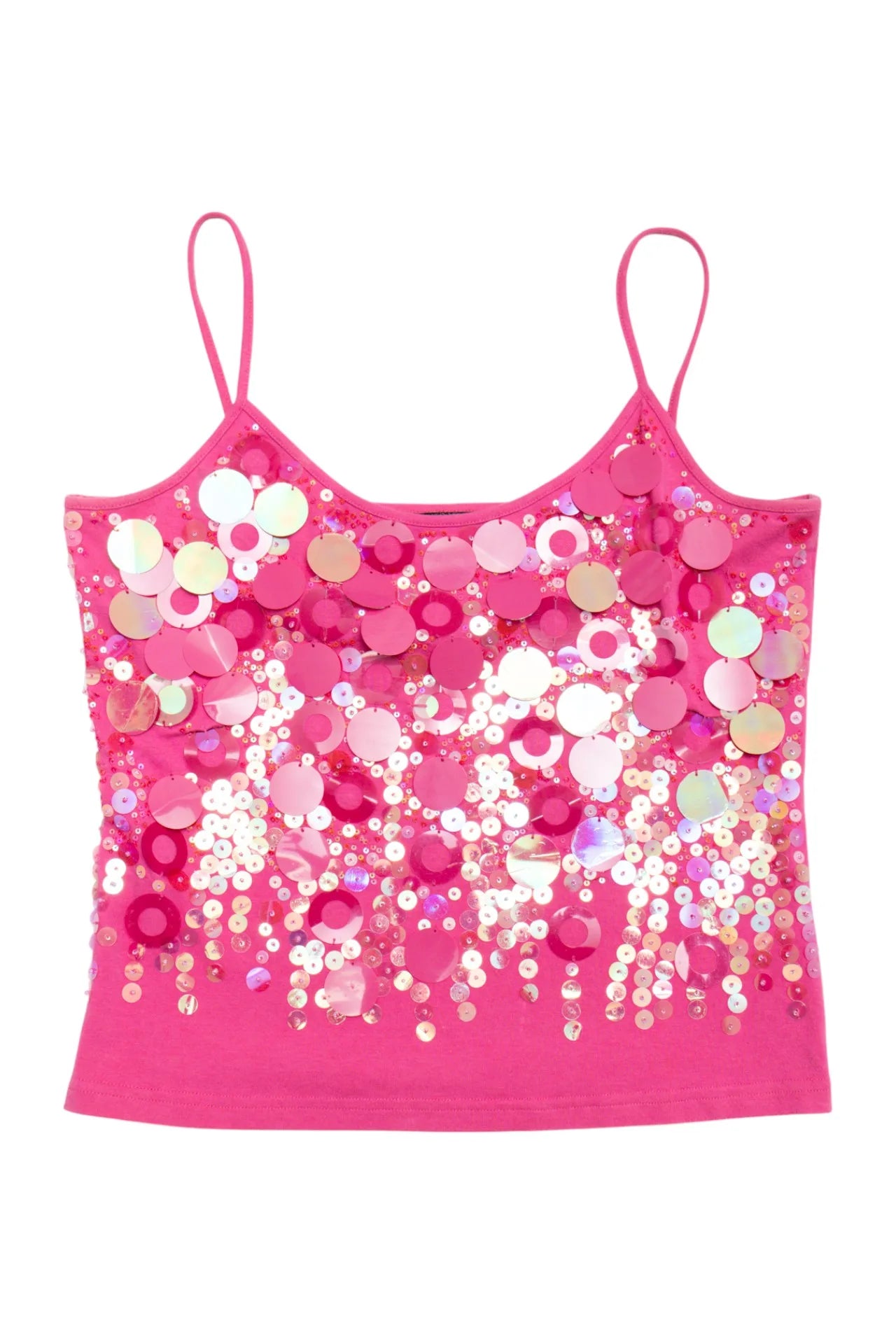 #93 Bloom Sequin Cami Top Pink | c. 171 | Size 10