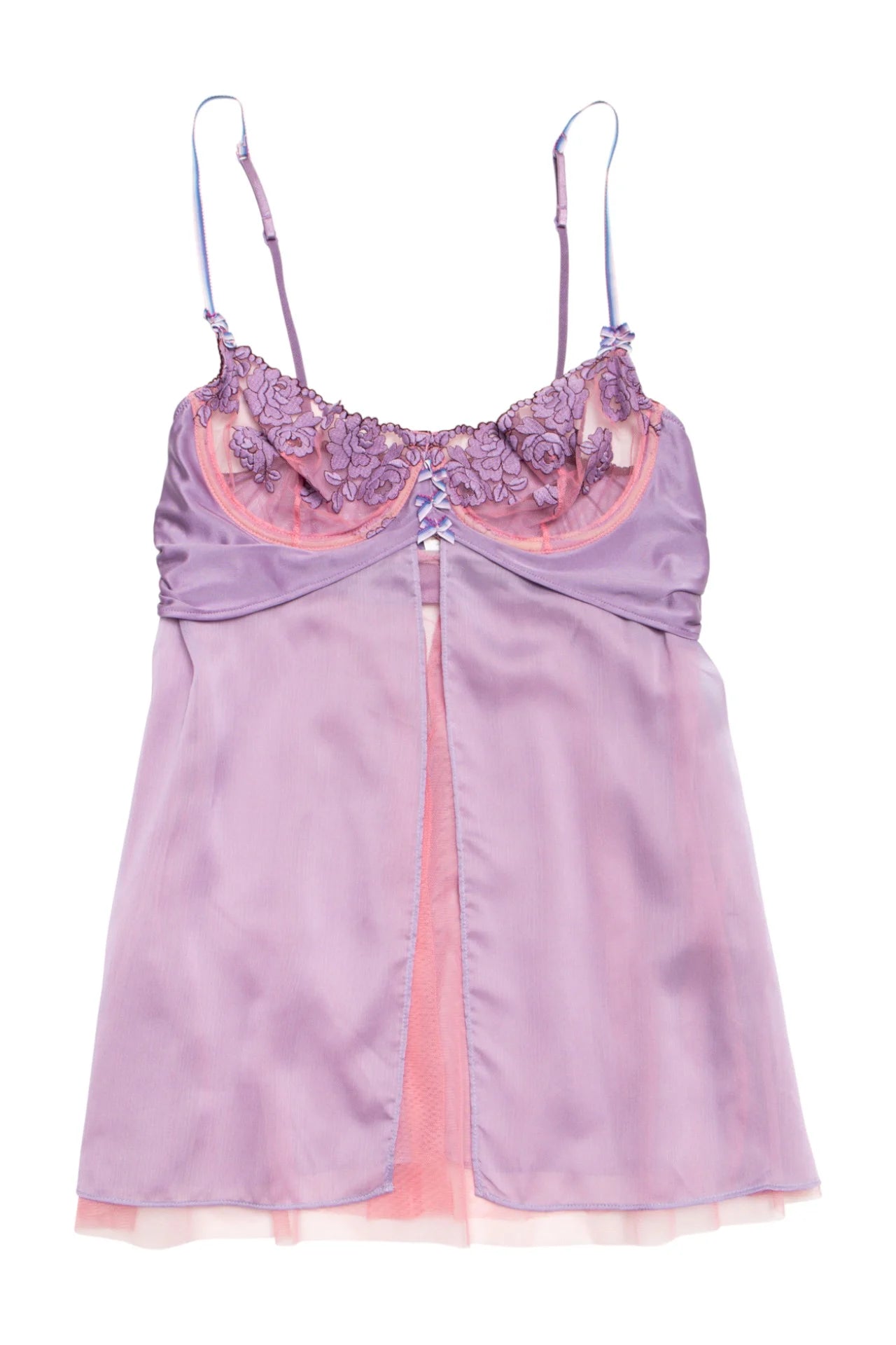#97 Victorian Secrets Intimates Babydoll Camisole Purple | c. | Size 12 / 14C Bra