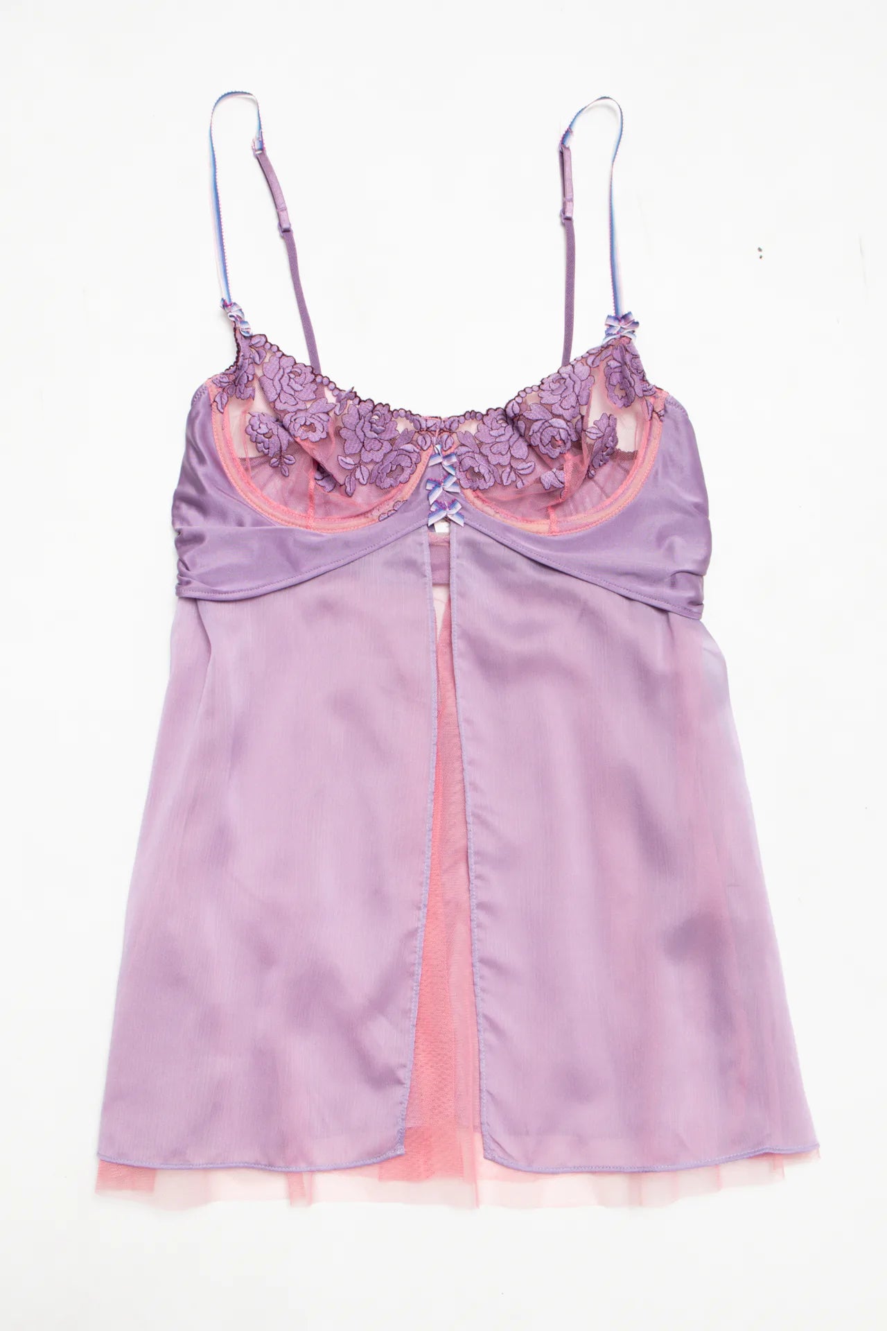 #97 Victorian Secrets Intimates Babydoll Camisole Purple | c. | Size 12 / 14C Bra