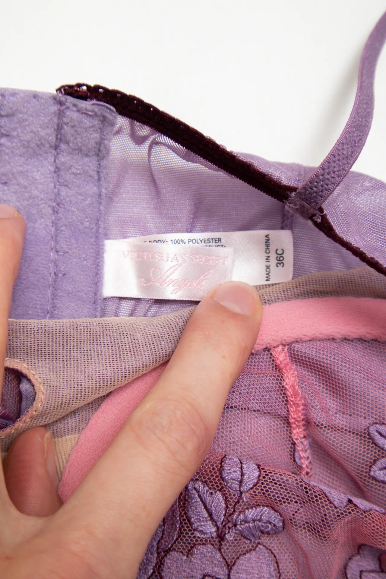 #97 Victorian Secrets Intimates Babydoll Camisole Purple | c. | Size 12 / 14C Bra