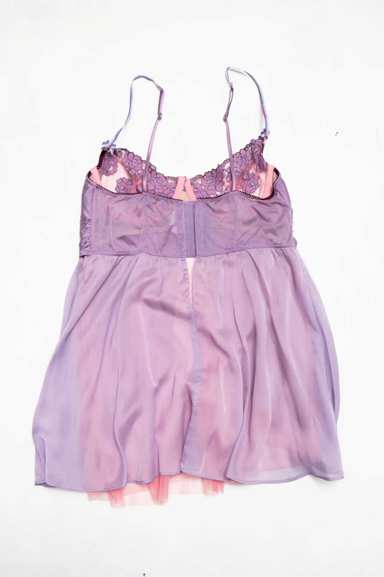 #97 Victorian Secrets Intimates Babydoll Camisole Purple | c. | Size 12 / 14C Bra