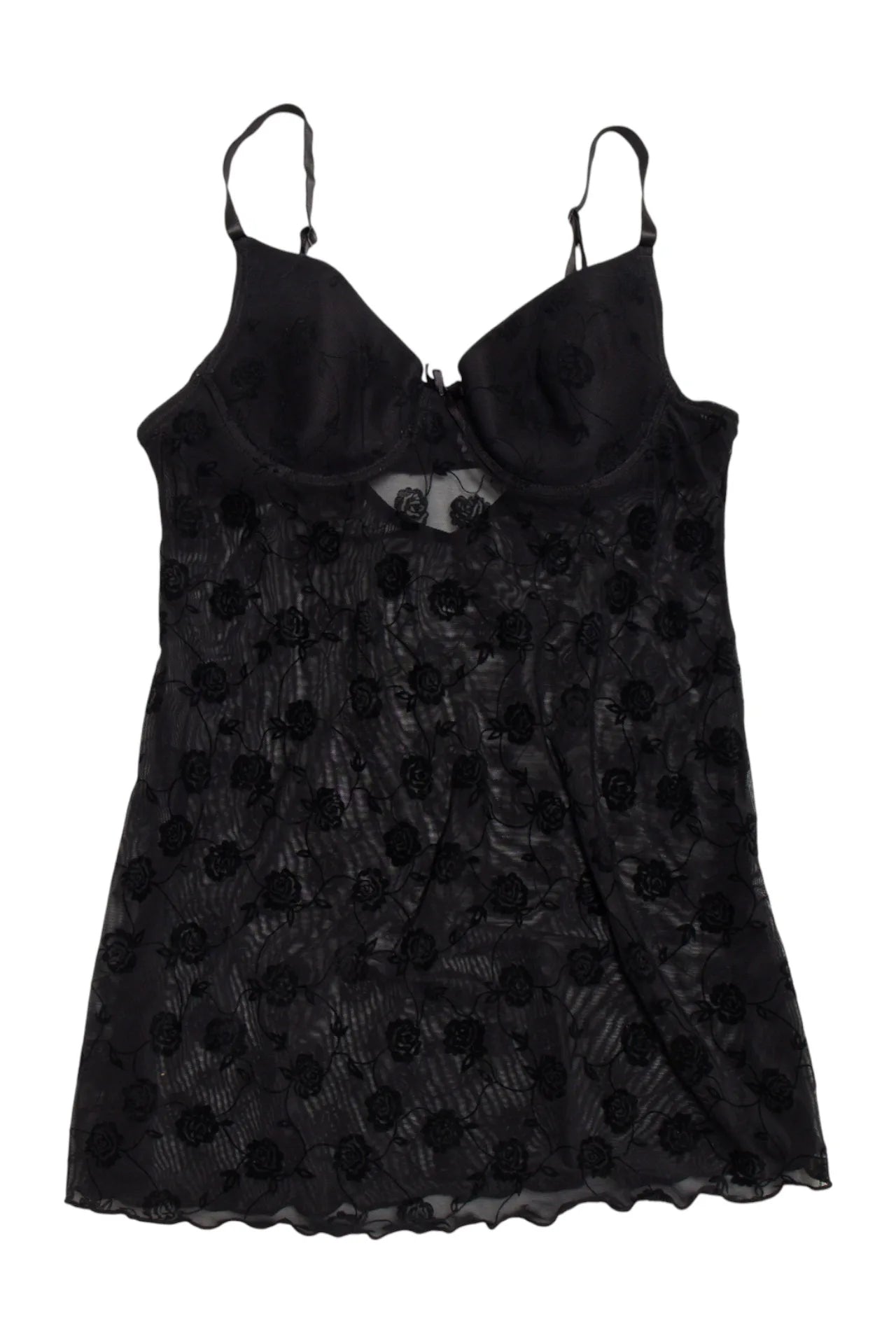 #101 Babydoll Chemise Black | c. | Size 12 / 14C Bra