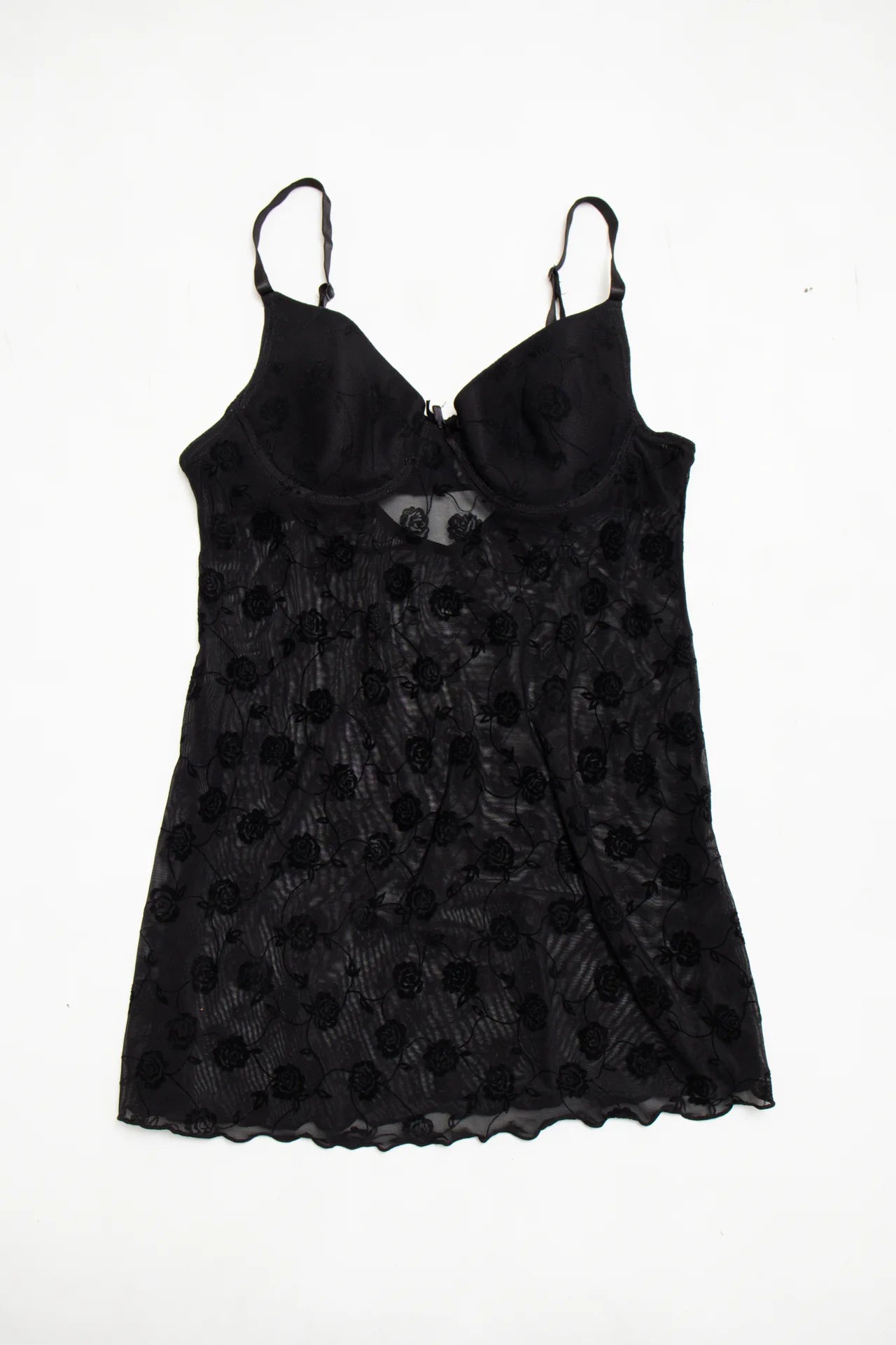 #101 Babydoll Chemise Black | c. | Size 12 / 14C Bra