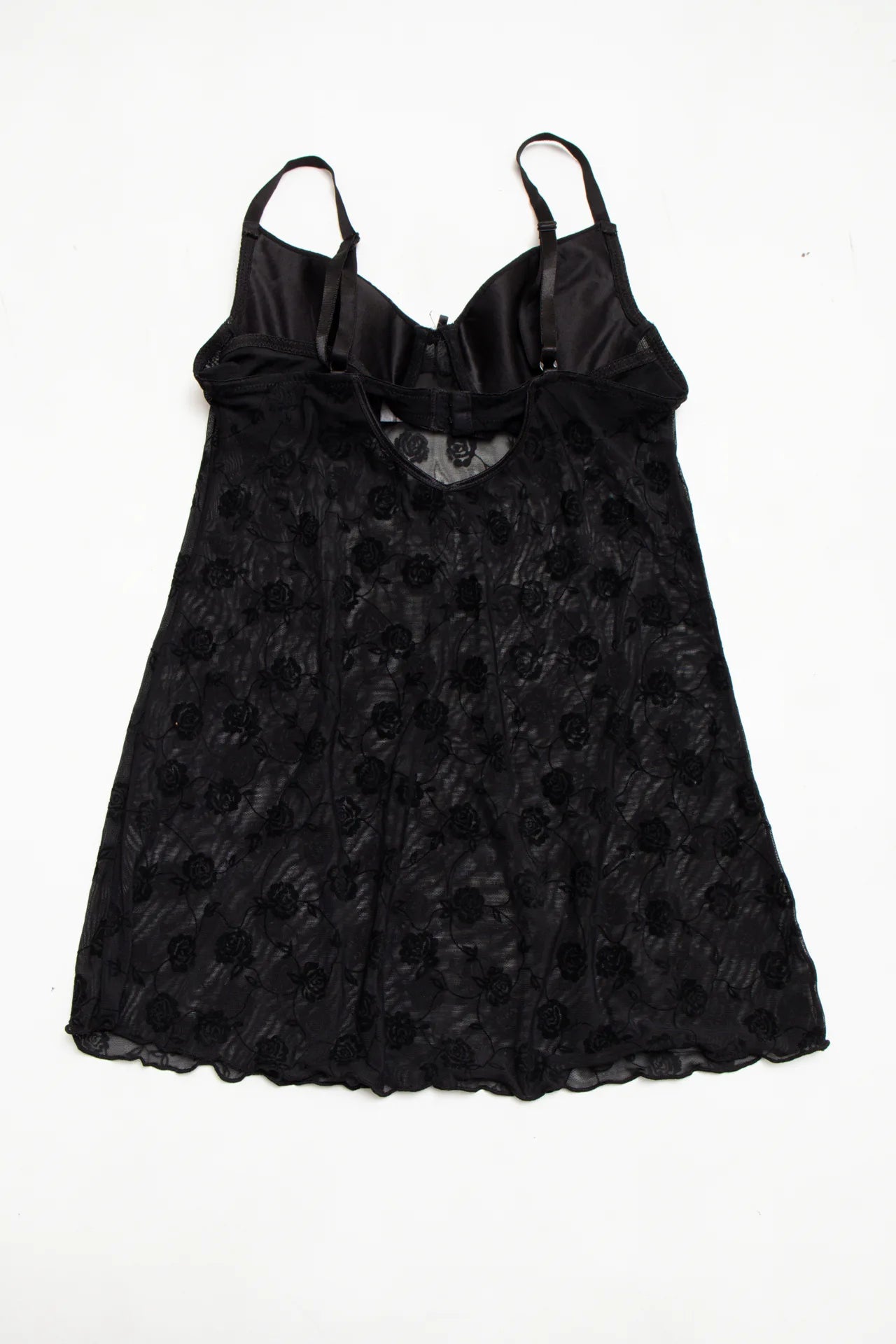 #101 Babydoll Chemise Black | c. | Size 12 / 14C Bra