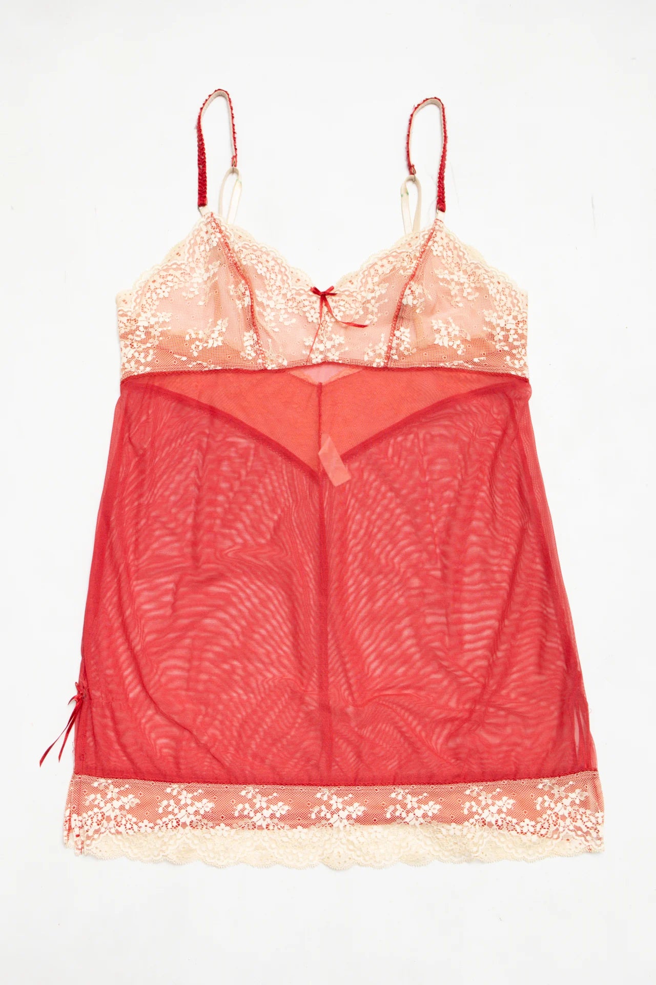 #112 Babydoll Chemise Red | c. | Size 14