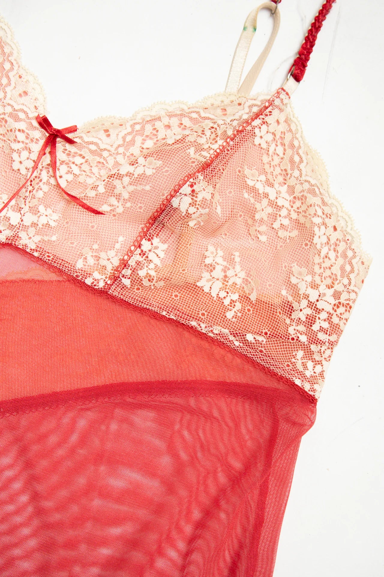 #112 Babydoll Chemise Red | c. | Size 14