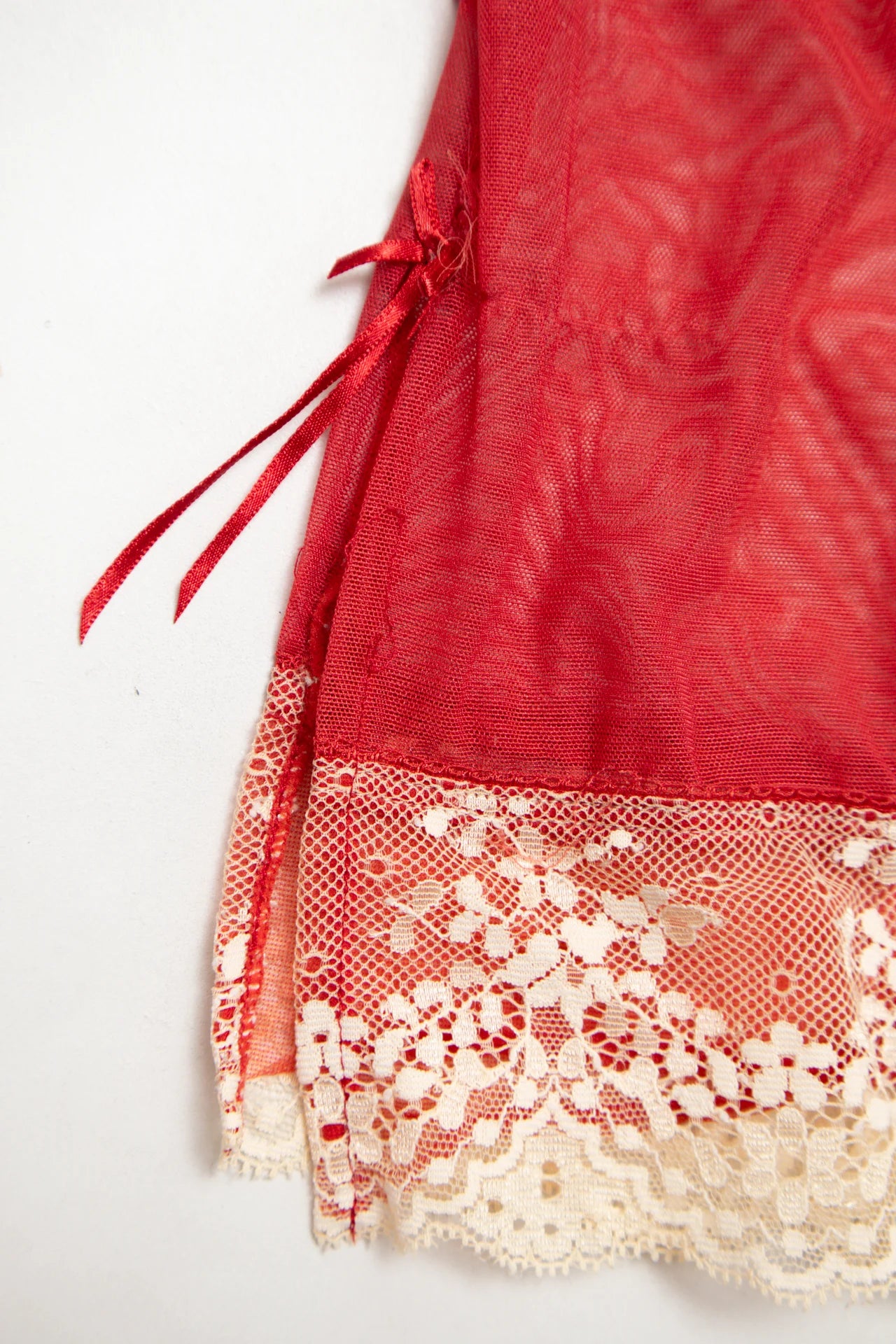 #112 Babydoll Chemise Red | c. | Size 14