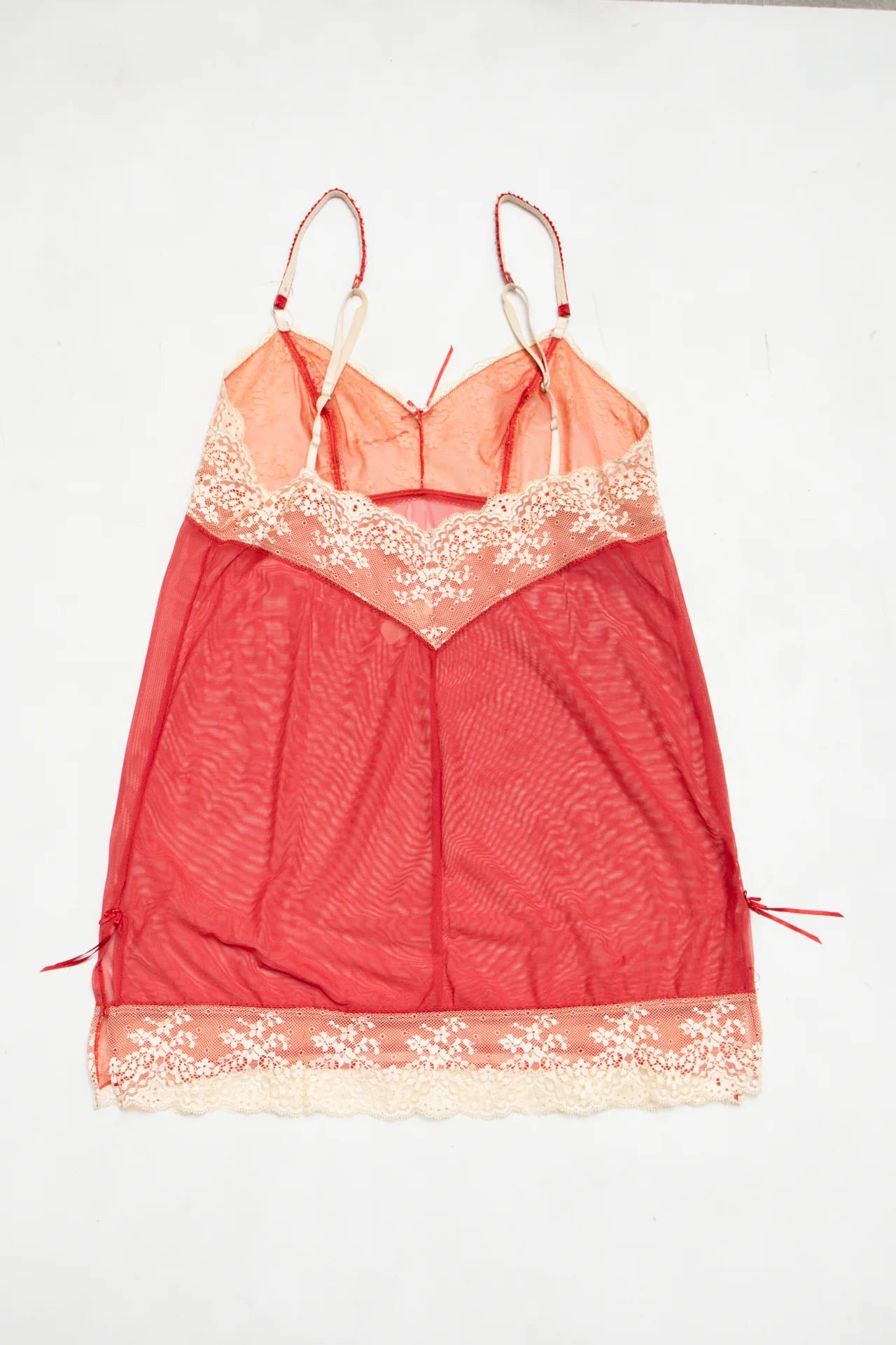 #112 Babydoll Chemise Red | c. | Size 14