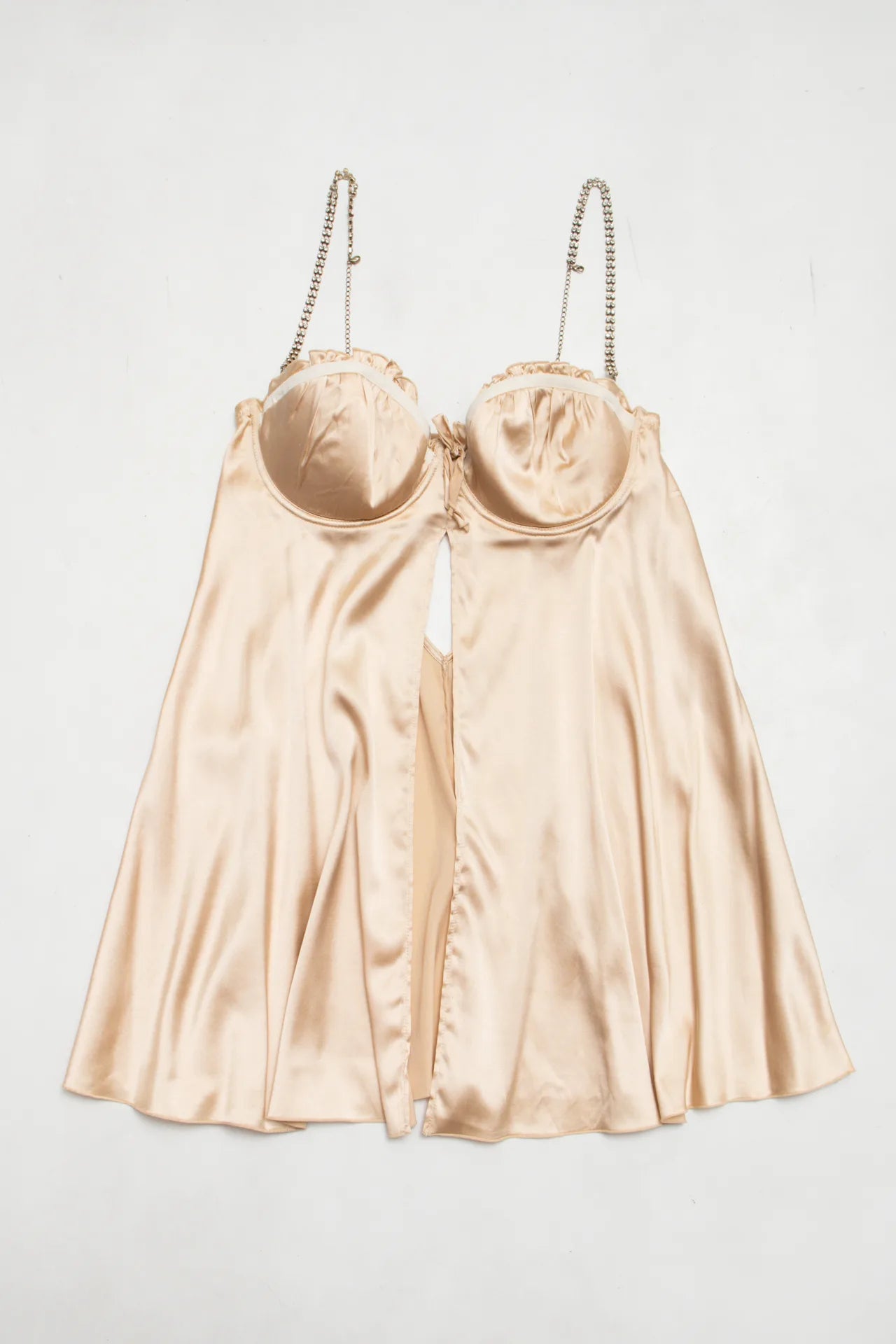 #114 Babydoll Chemise Beige | c. | Size 8 / 10C bra