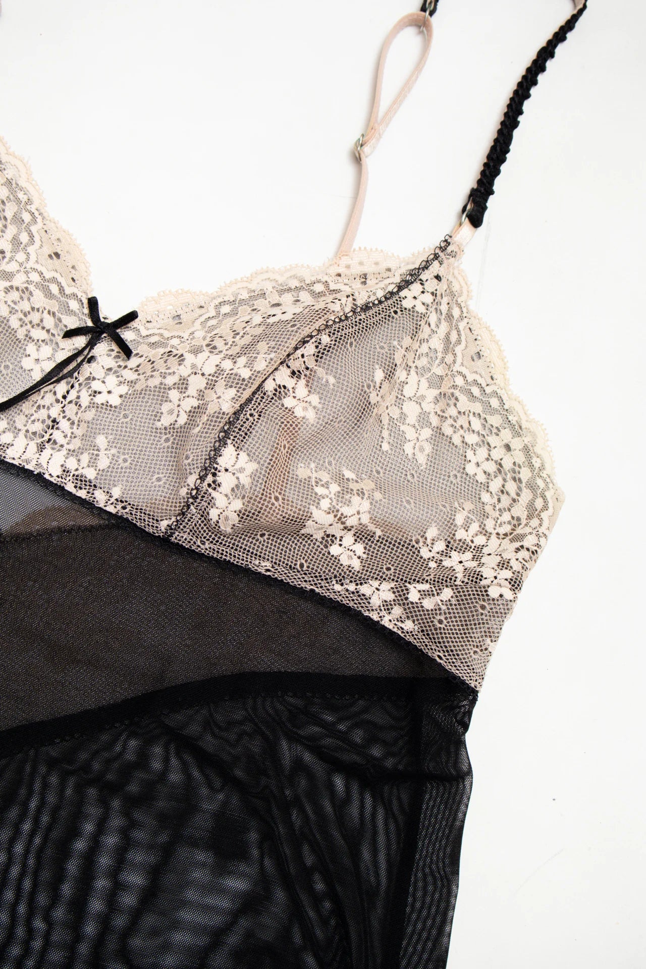 #115 Elle Macpherson Intimates Babydoll Chemise Black | c. | Size 8/10