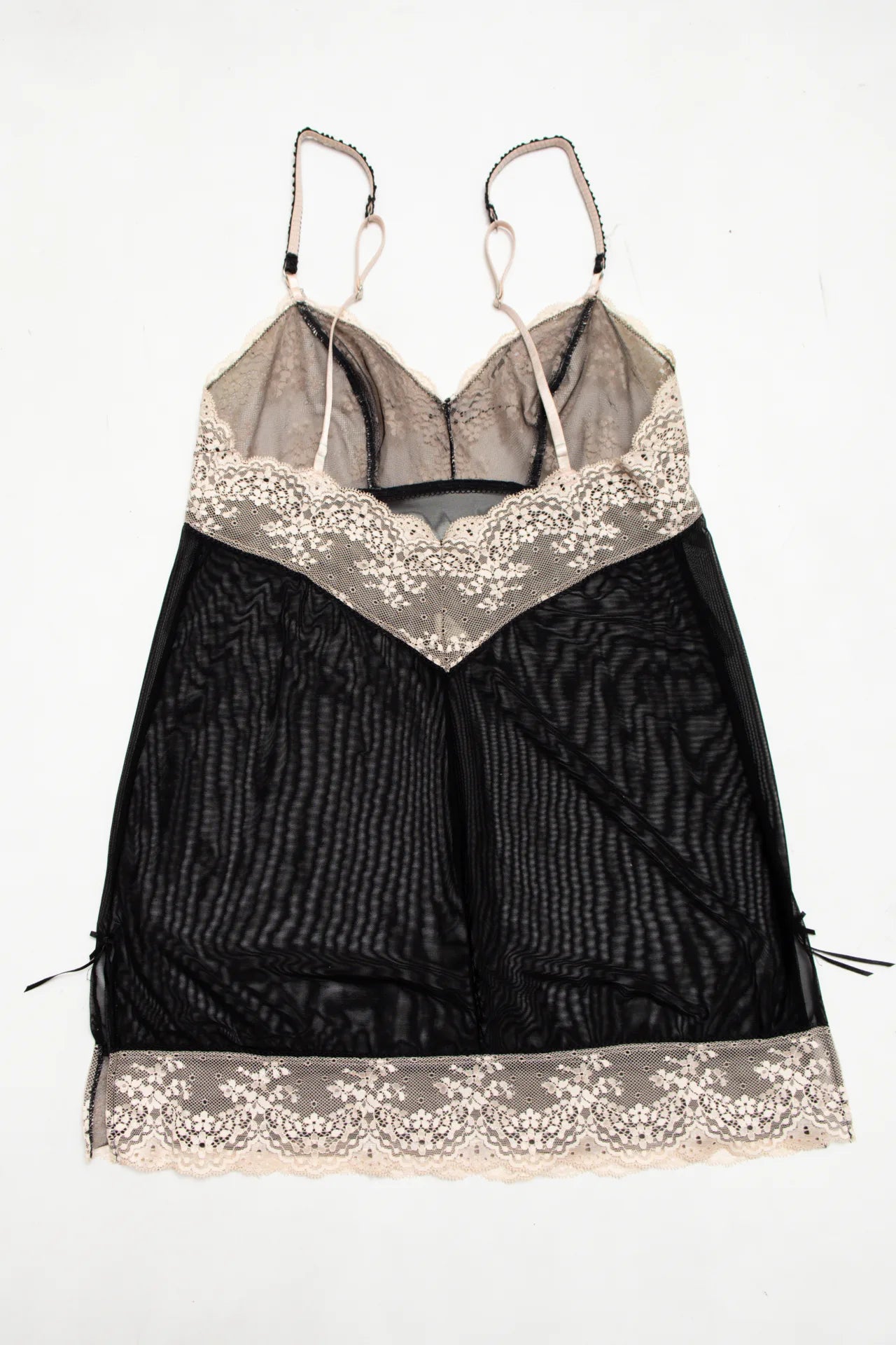 #115 Elle Macpherson Intimates Babydoll Chemise Black | c. | Size 8/10