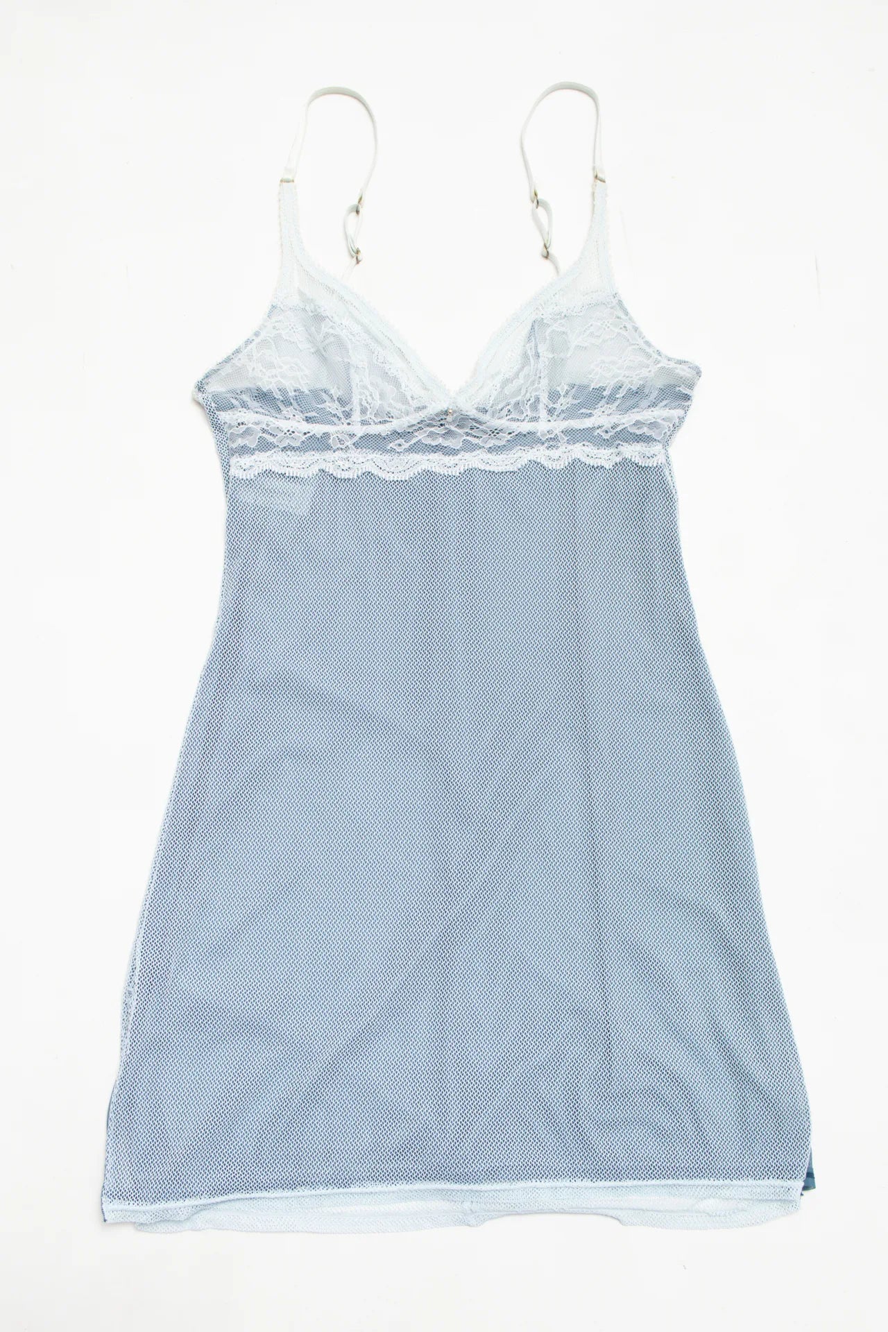 #126 Slip Dress / Chemise Blue | c. | Size 8