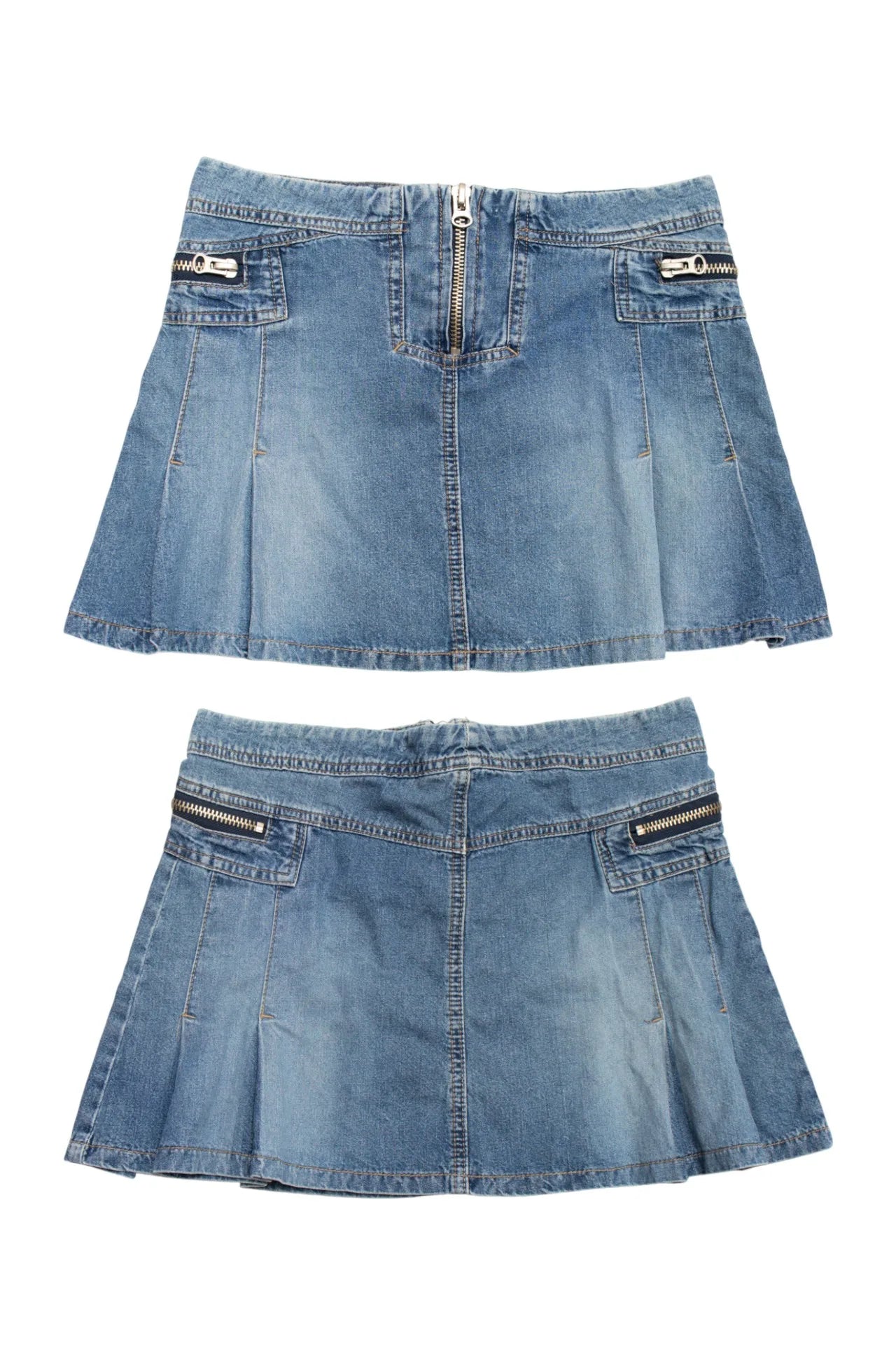 #137 Soeur Star Denim Mini Skirt Blue | c. 171 | Size 8