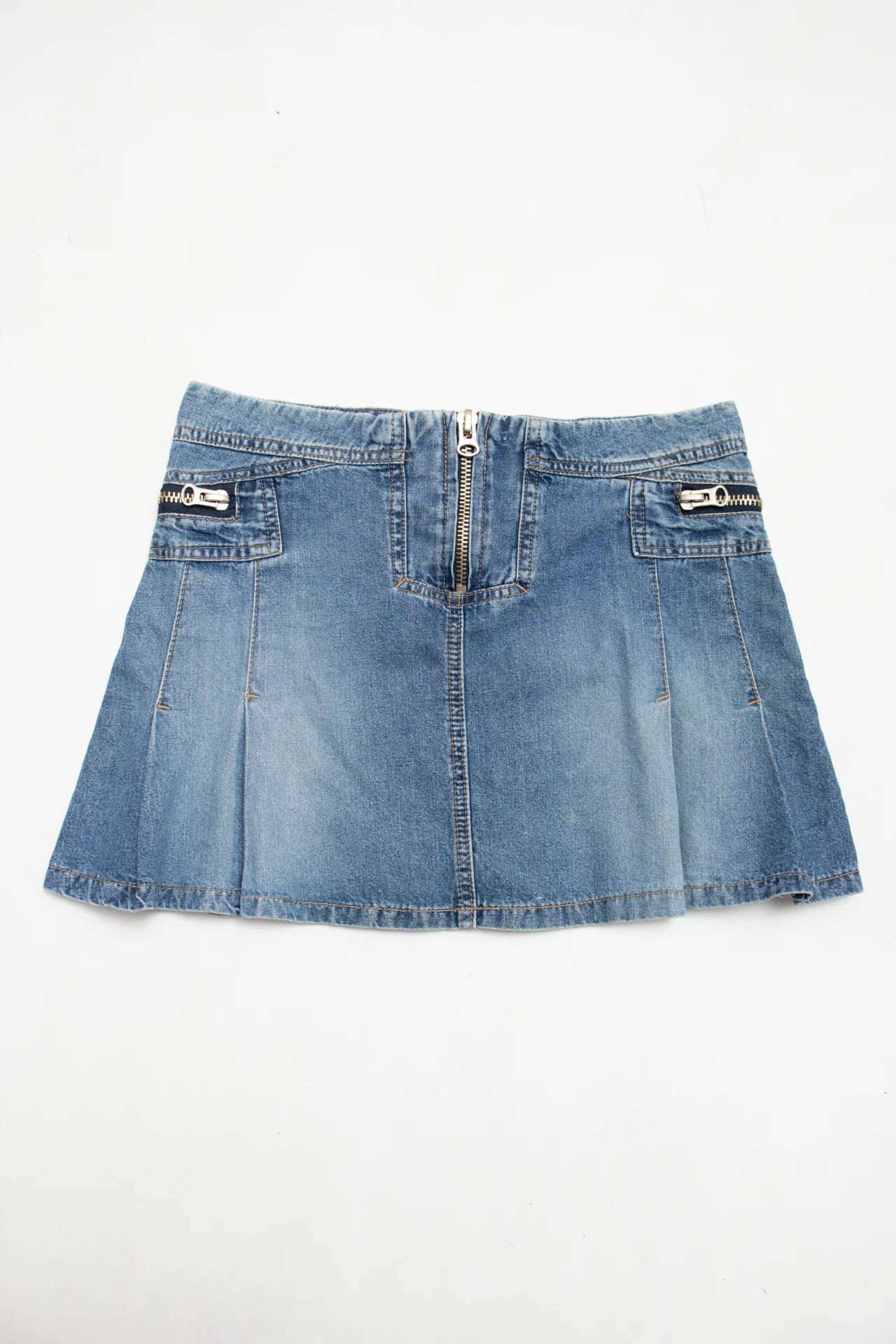 #137 Soeur Star Denim Mini Skirt Blue | c. 171 | Size 8