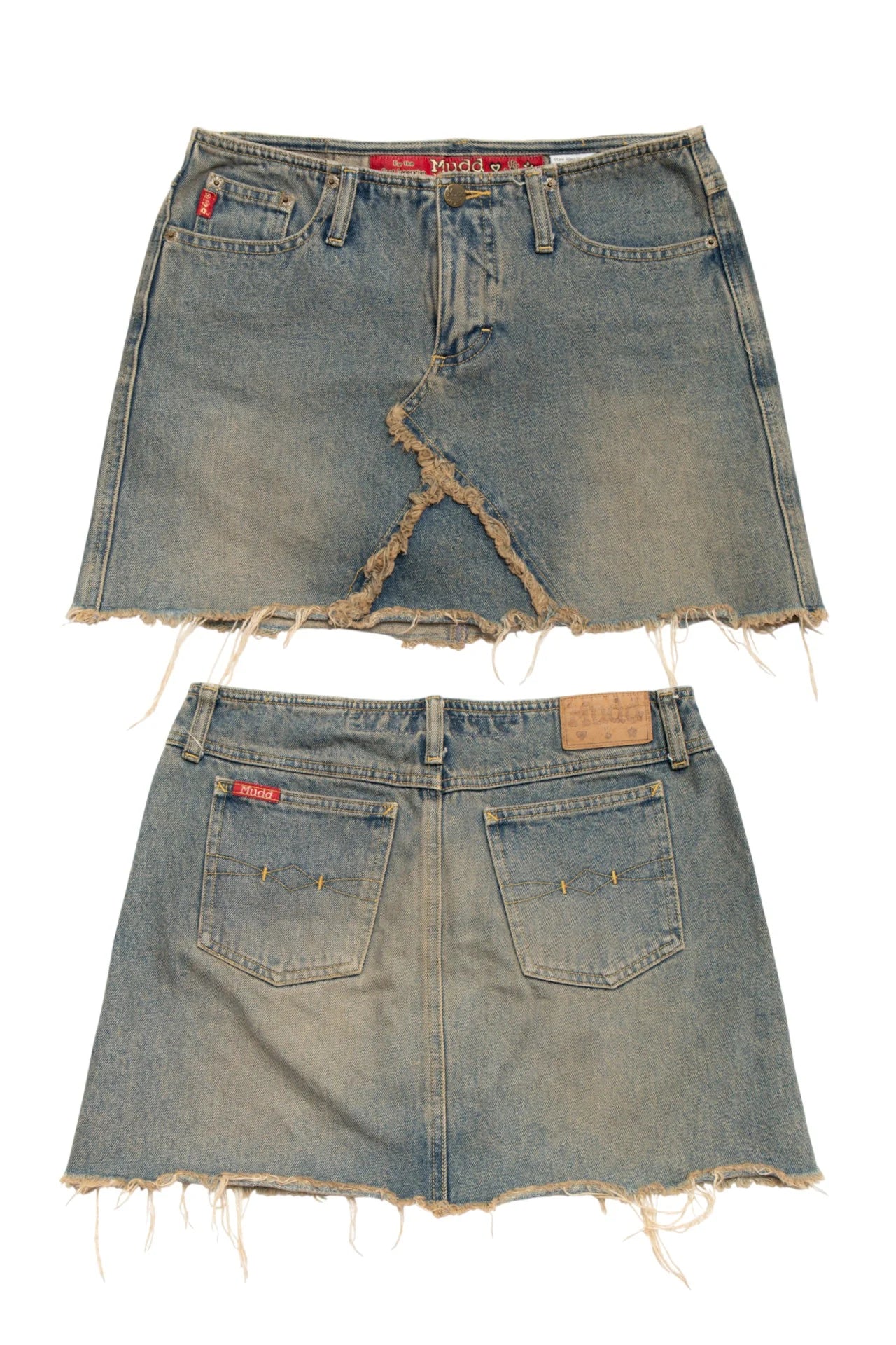 #139 Mudd Jeans Denim Mini Skirt Blue | c. 171 | Size 6/8