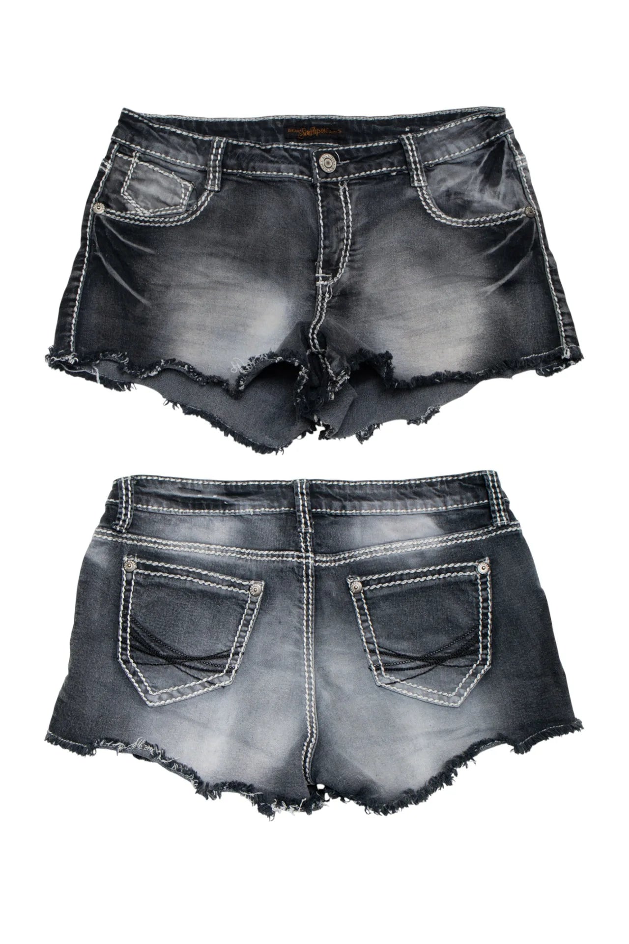 #144 Southpole Denim Shorts Black | c. 171 | Size 8/10