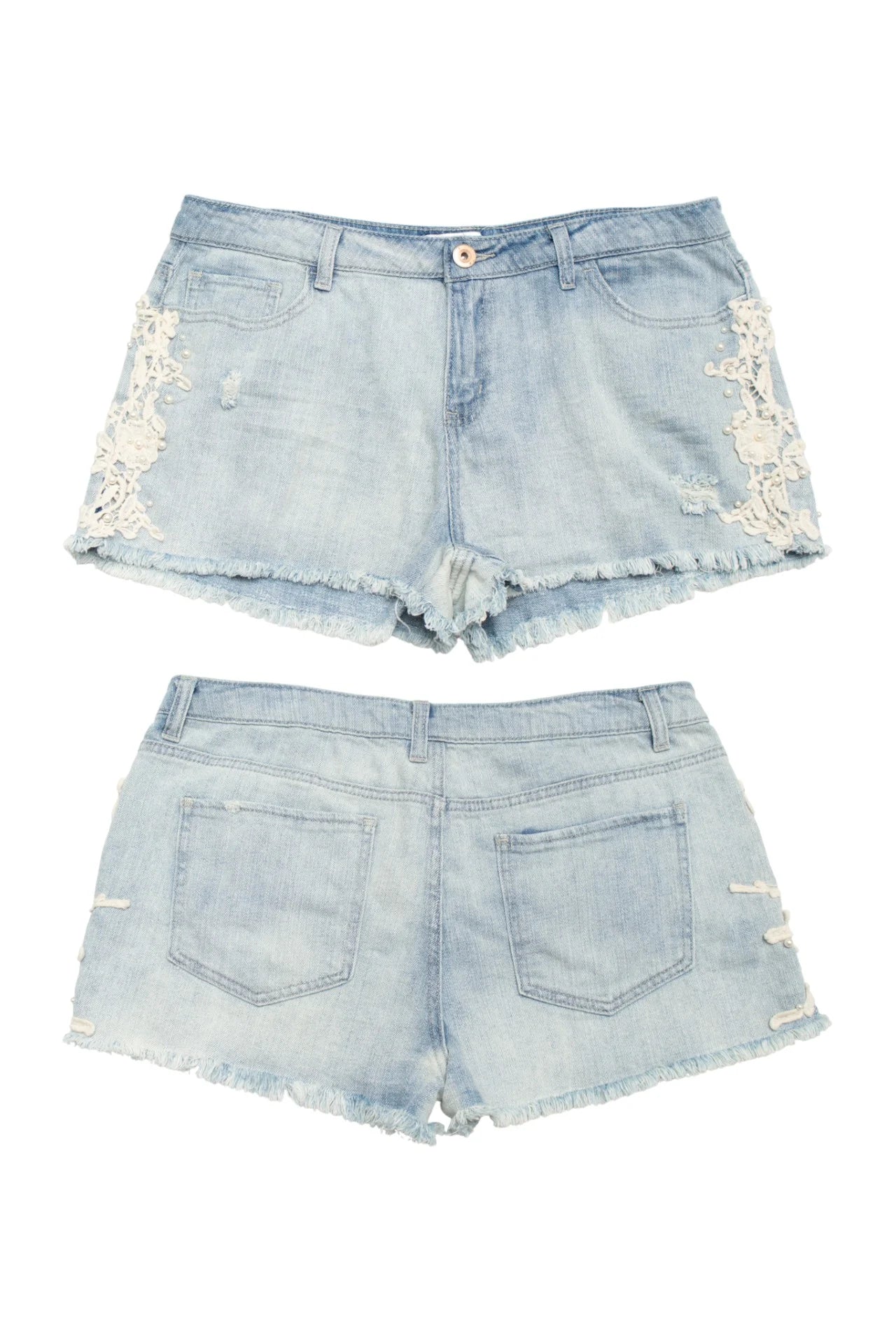 #151 Bongo Denim Shorts Blue | c. 171 | Size 12/14