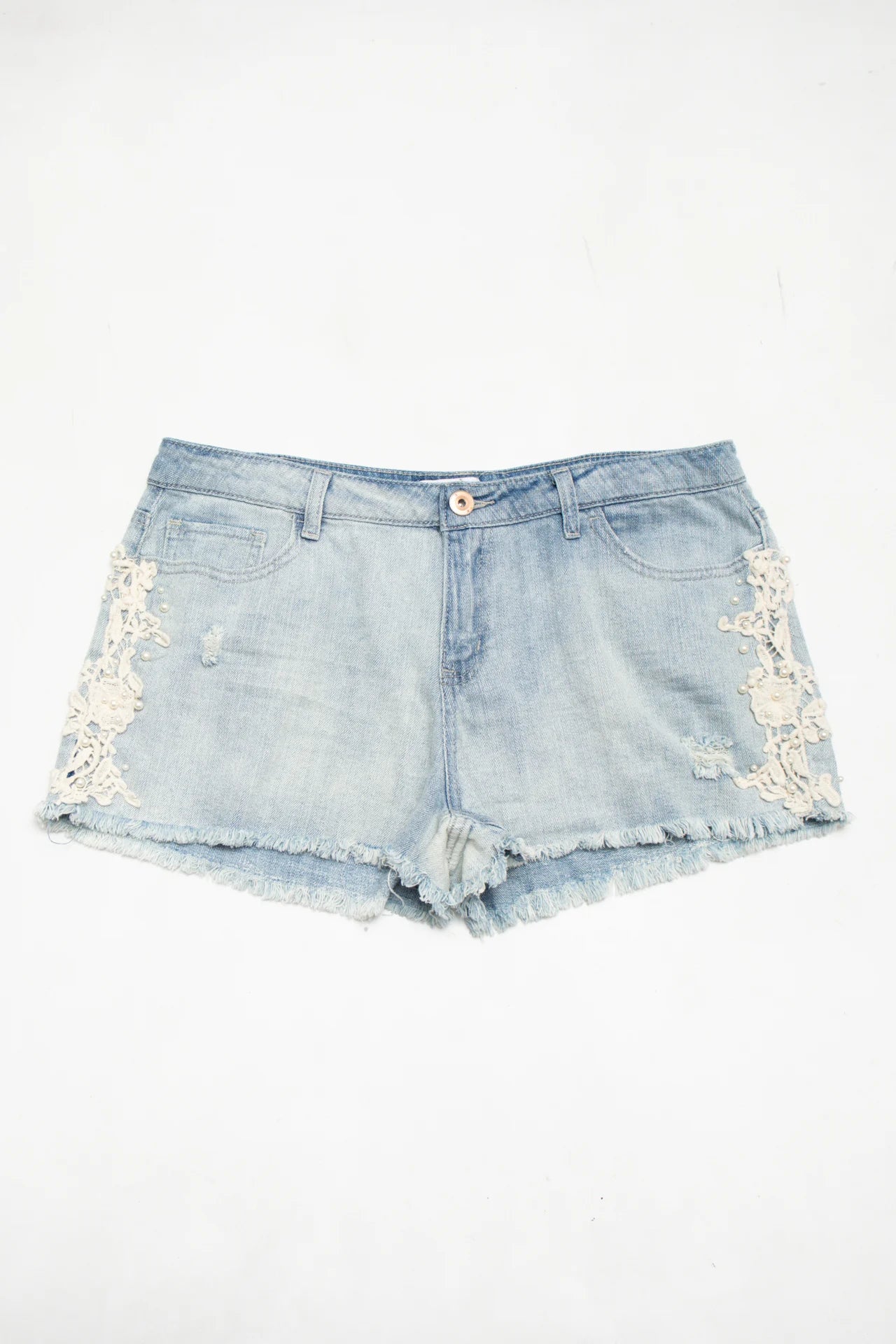 #151 Bongo Denim Shorts Blue | c. 171 | Size 12/14