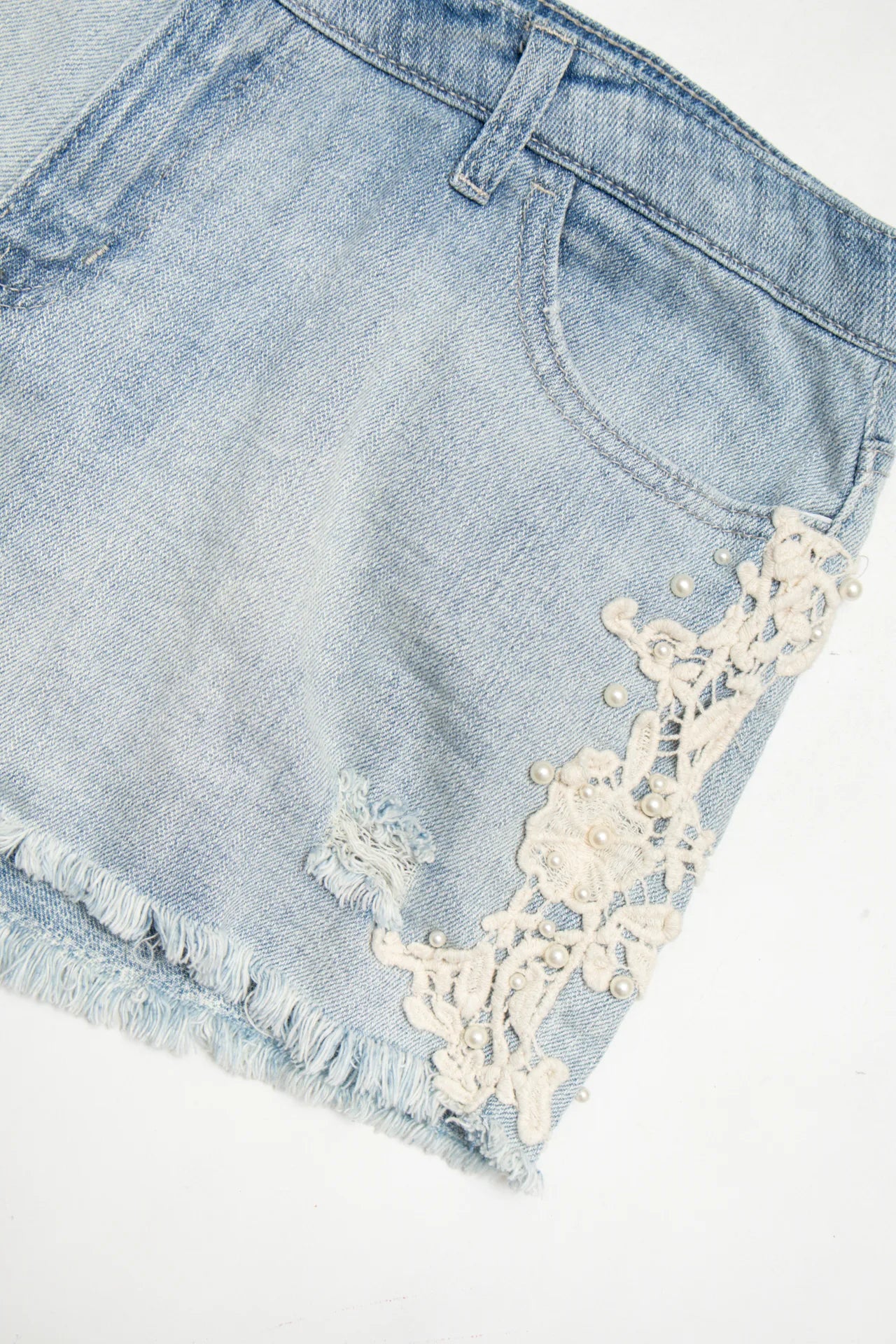 #151 Bongo Denim Shorts Blue | c. 171 | Size 12/14