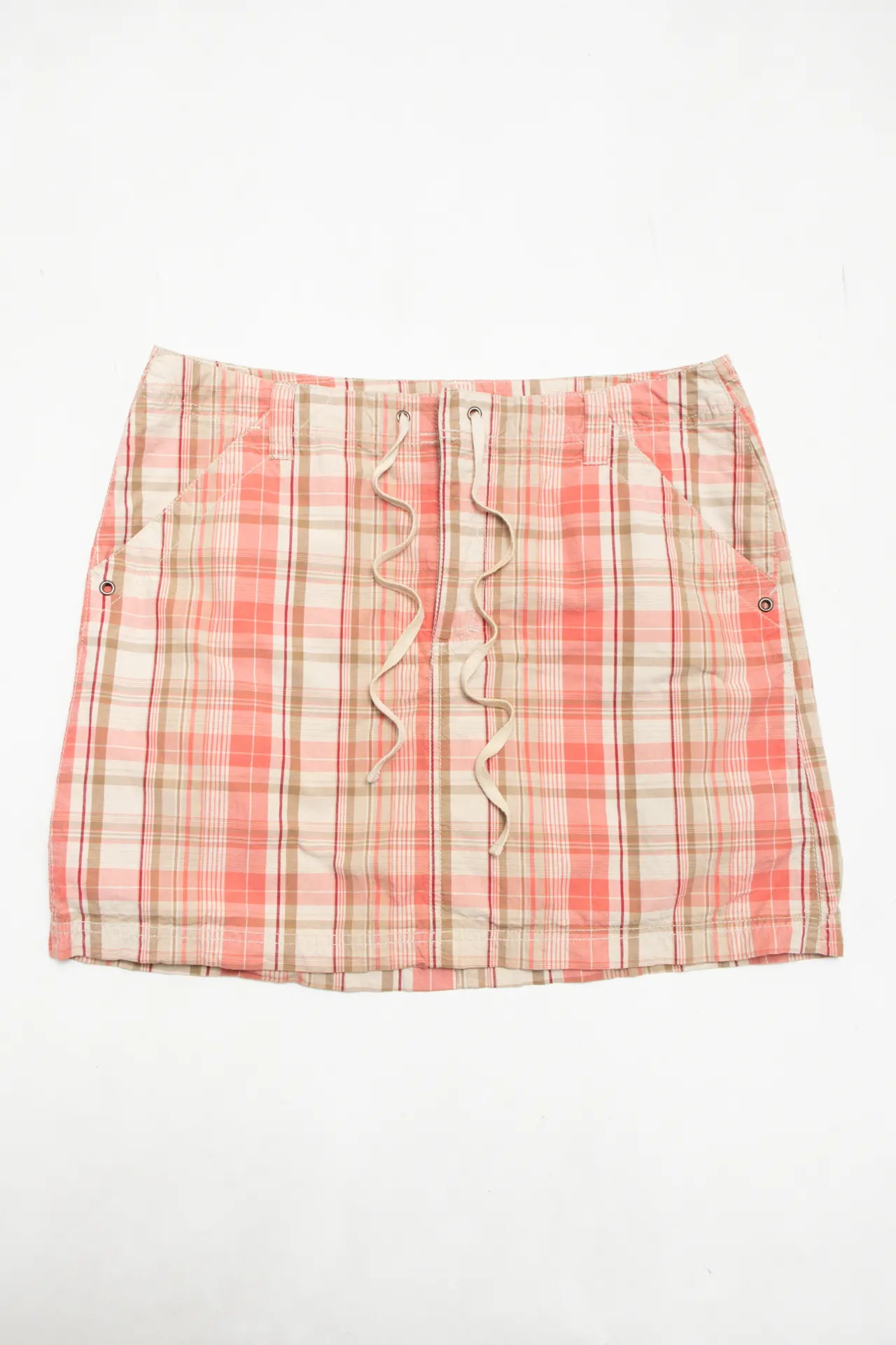 #160 French Cuff Mini Skirt Orange | c. 171 | Size 12