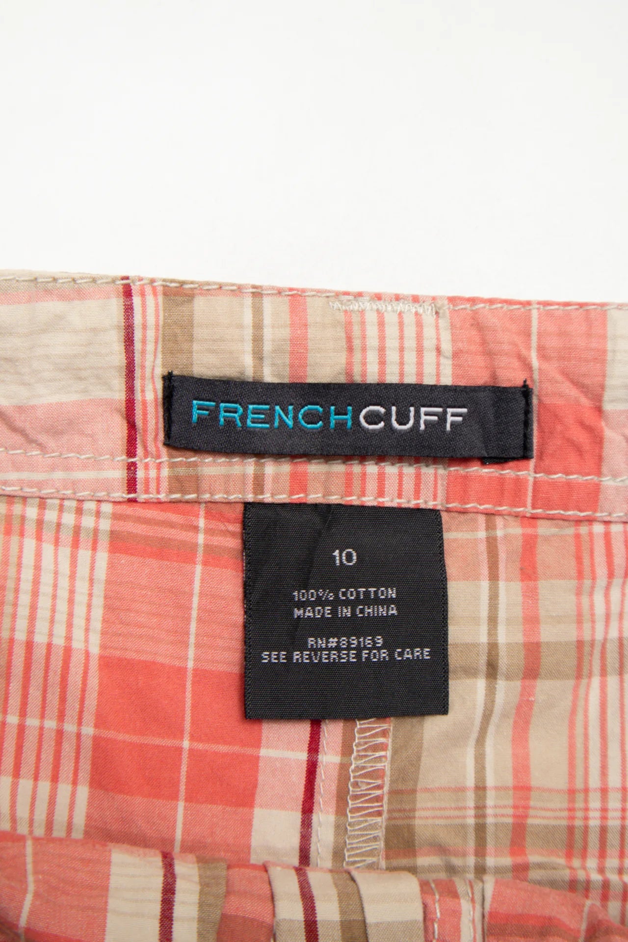 #160 French Cuff Mini Skirt Orange | c. 171 | Size 12