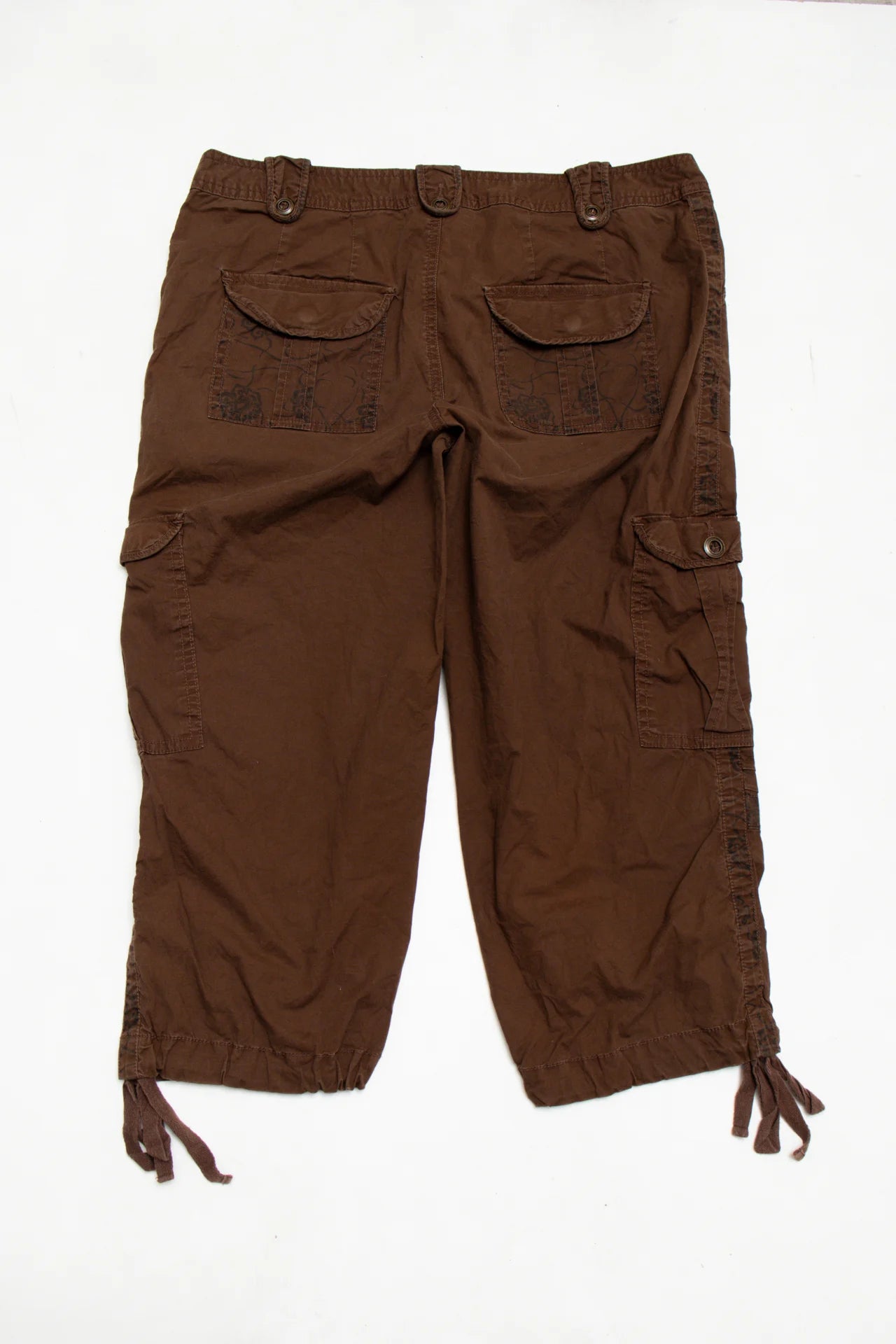 #167 Apt. 9 Cargo Capri Pants Brown | c. 171 | Size 12