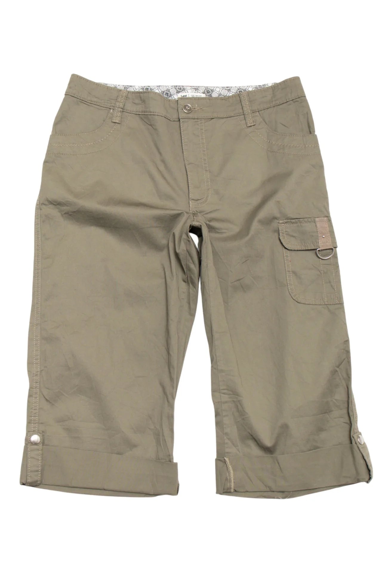 #168 Lee Capri Pants Green | c. 171 | Size 10/12