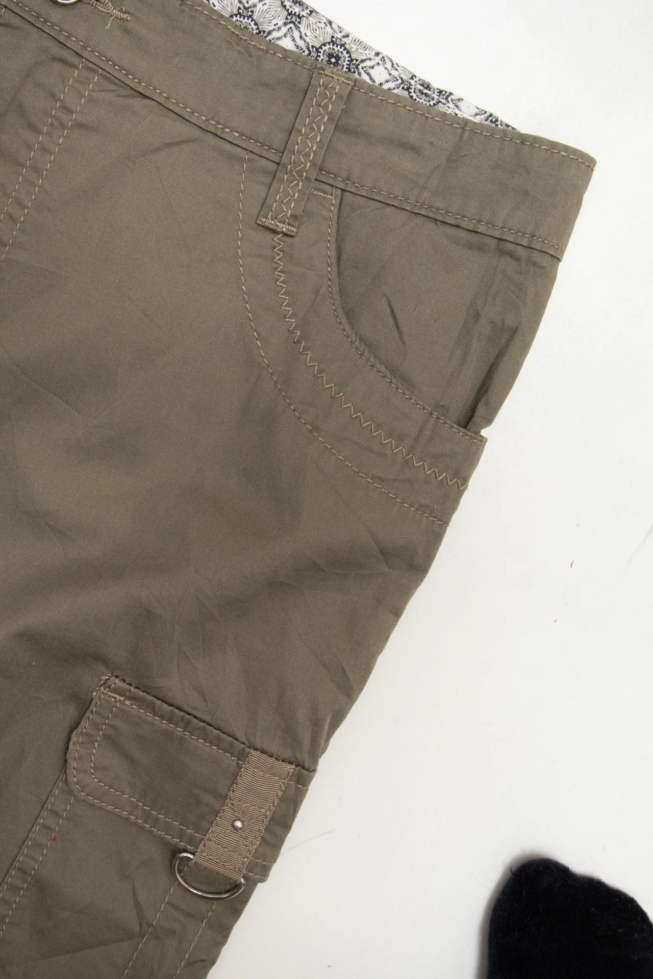 #168 Lee Capri Pants Green | c. 171 | Size 10/12