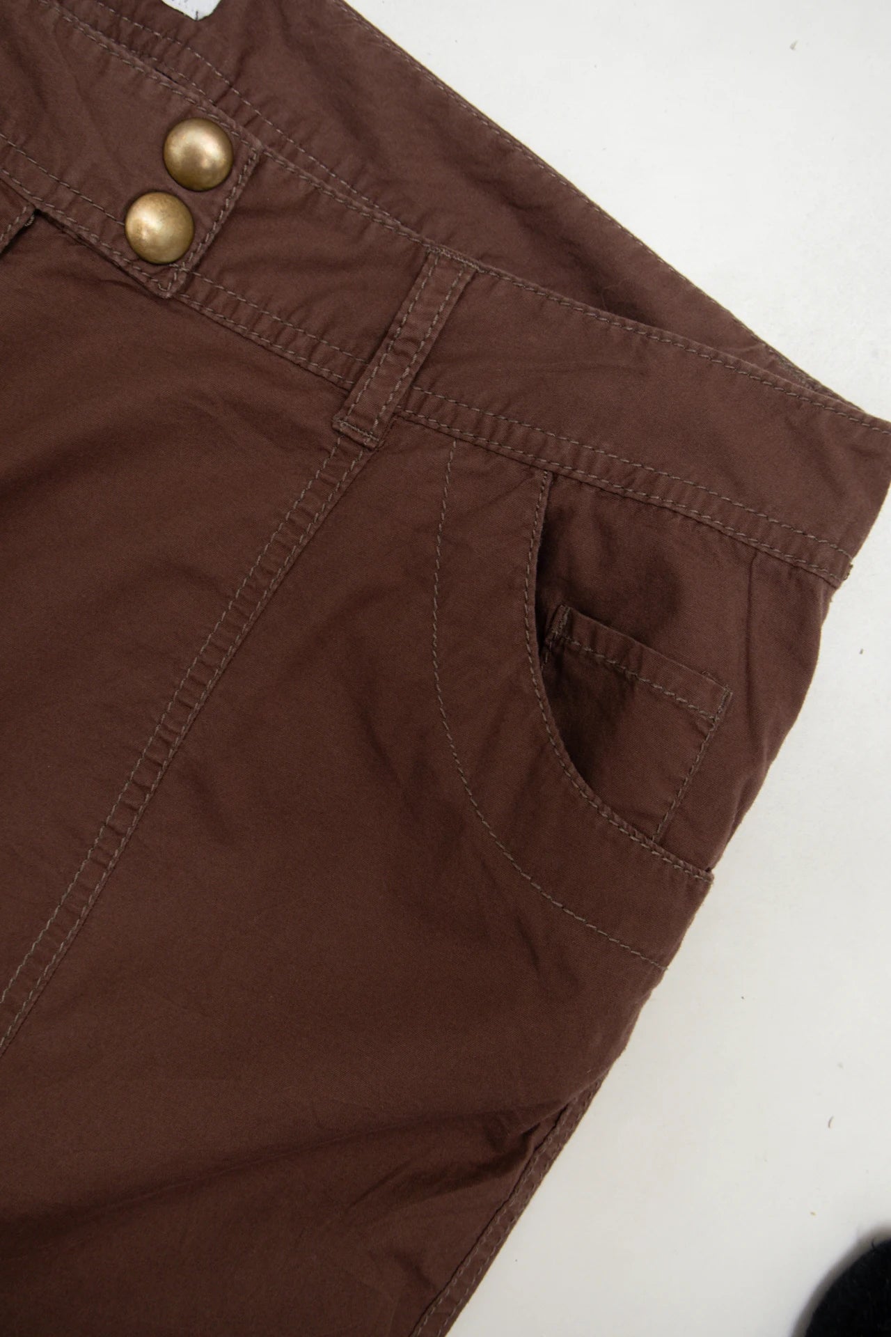 #167 Relativity Cropped Cargo Pants Brown | c. 171 | Size 12