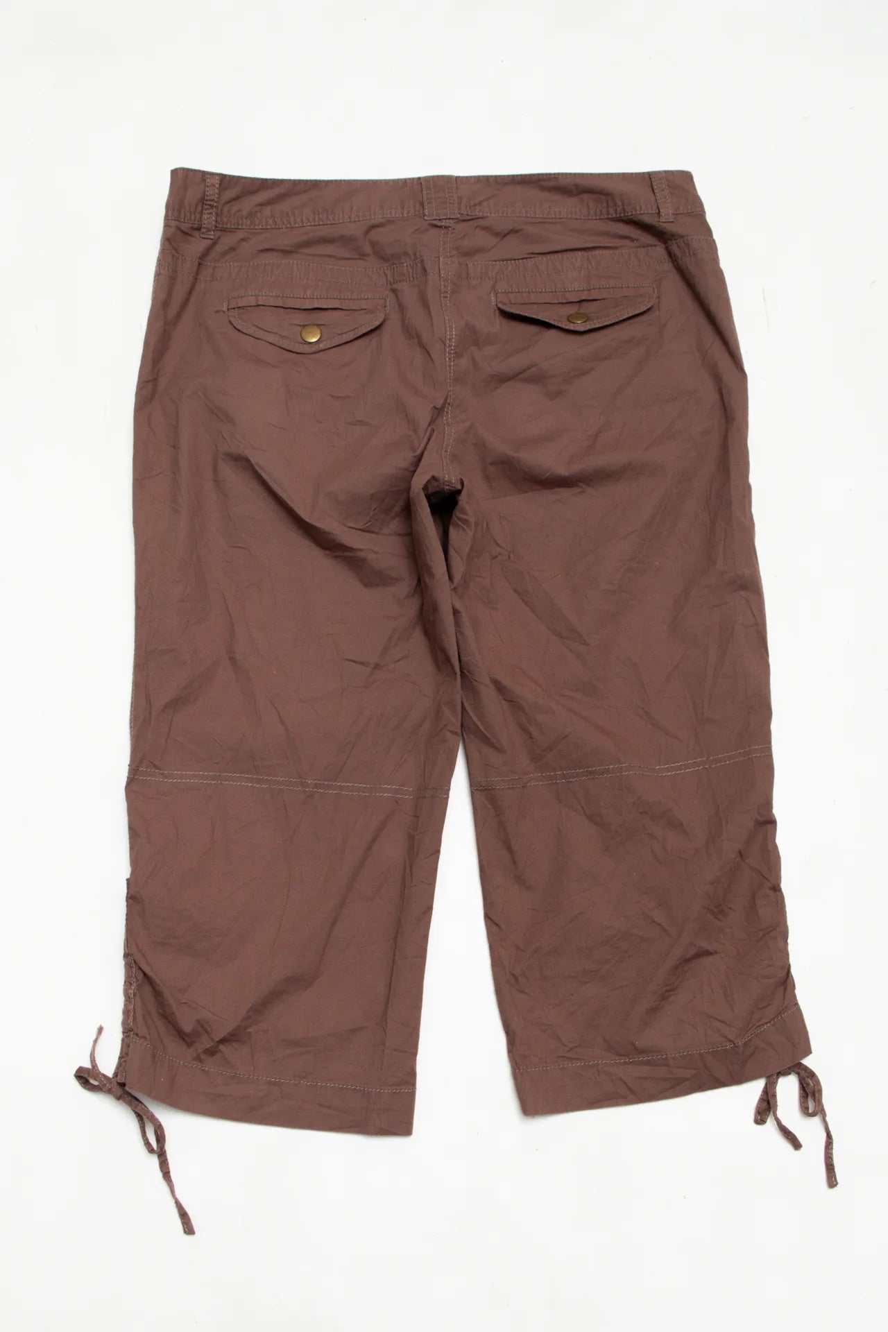 #167 Relativity Cropped Cargo Pants Brown | c. 171 | Size 12