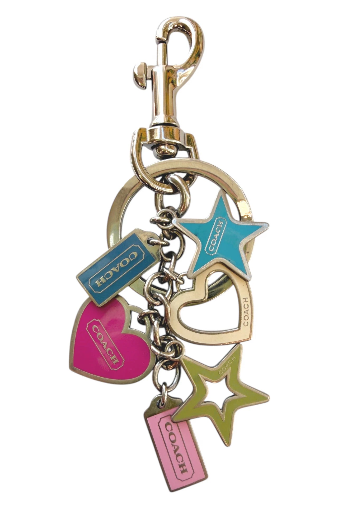 # Coach Keychain Charm Pink | c. | Size