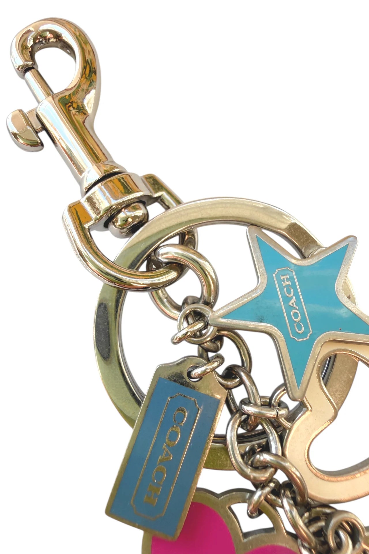 # Coach Keychain Charm Pink | c. | Size