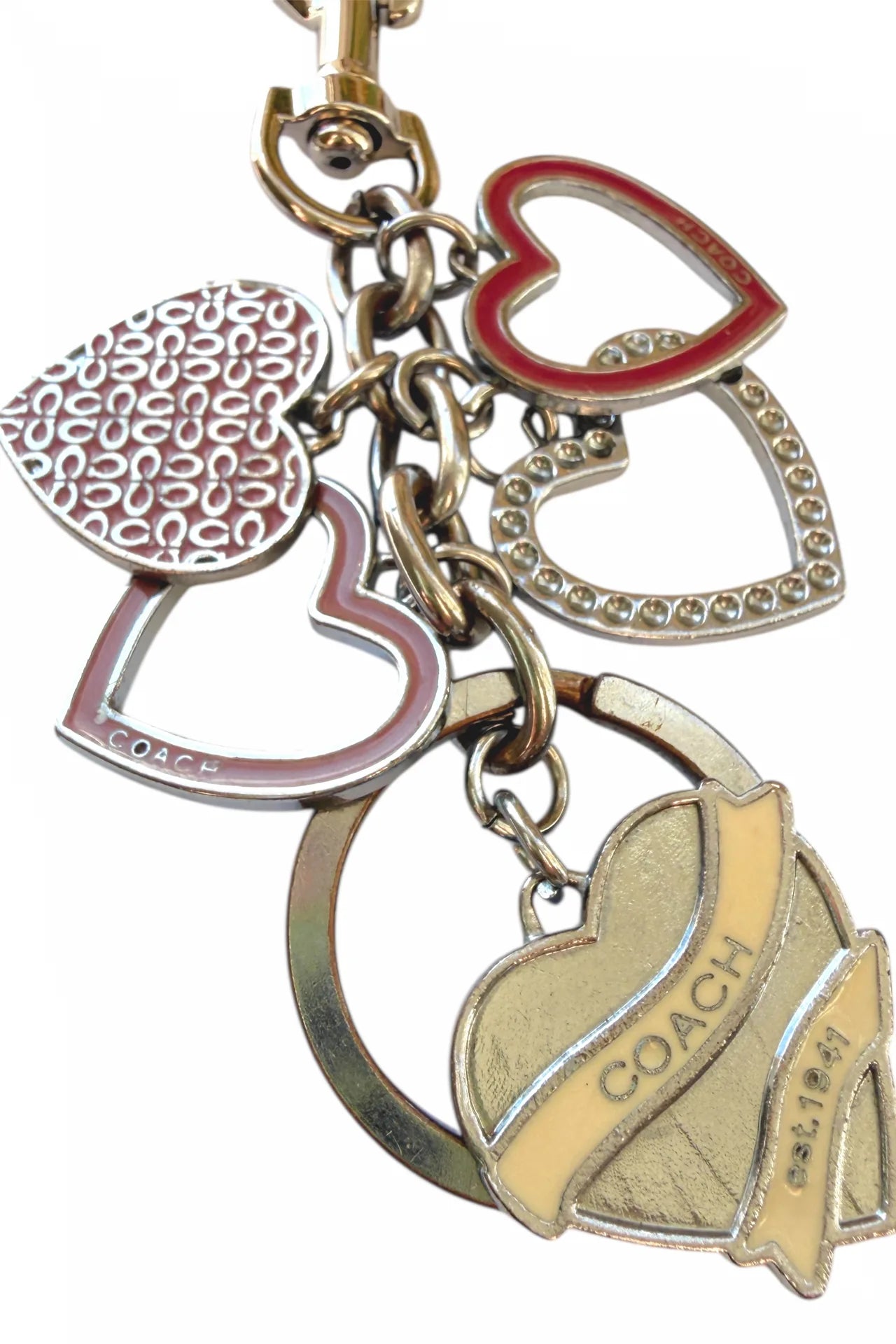 # Coach Keychain / Bag Charm Gold | c. | Size
