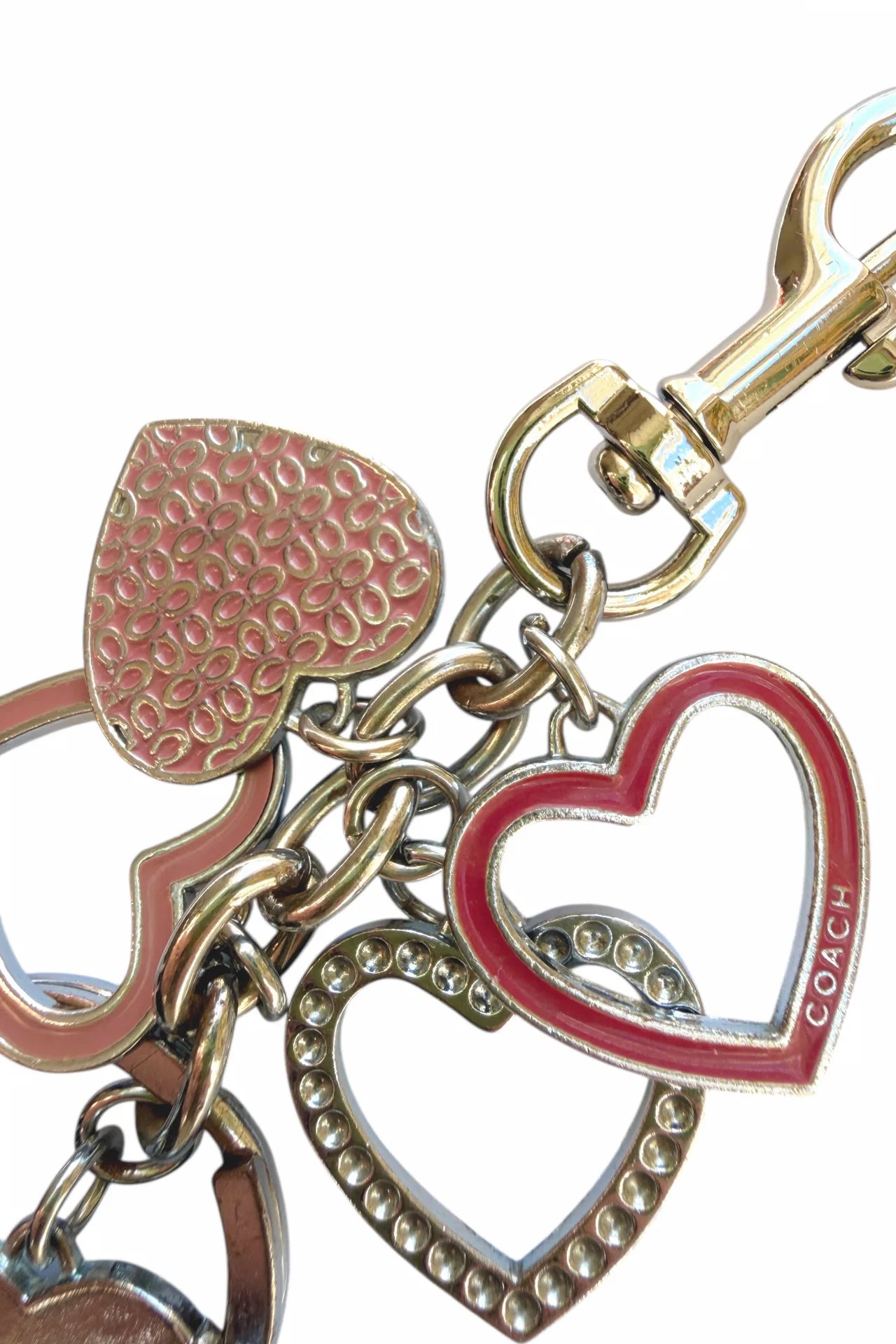 # Coach Keychain / Bag Charm Gold | c. | Size