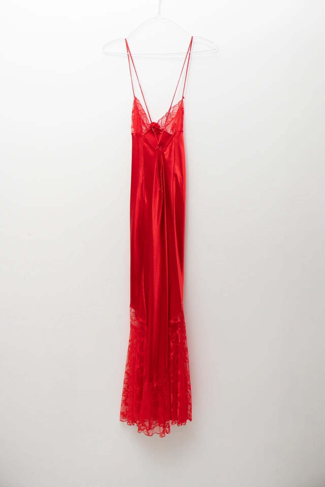 #191 The Pleasure Company Slip Dress / Nightgown Red | c. 171 | Size 6