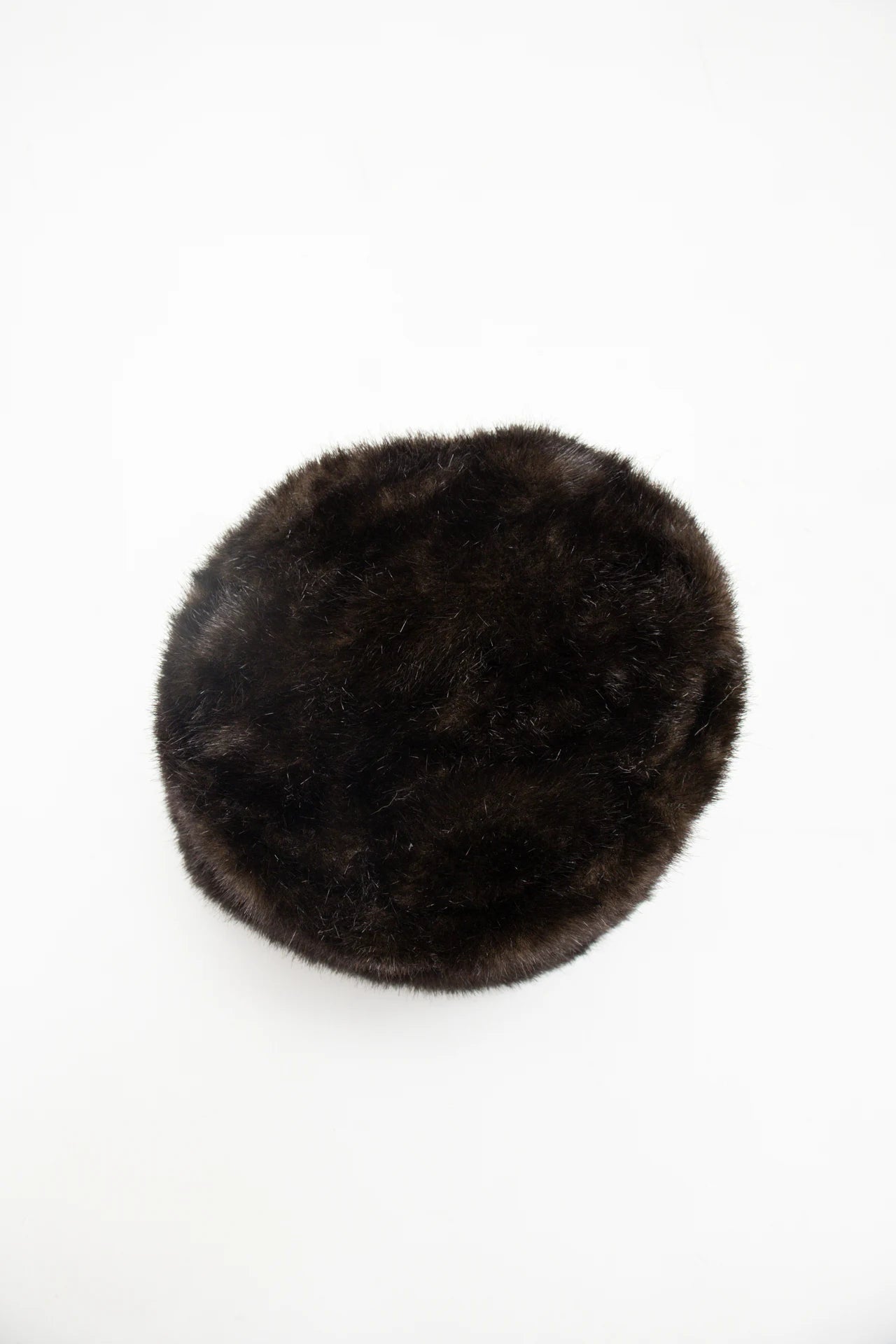 # Ben Berger Faux Fur Bucket Hat Brown | c.