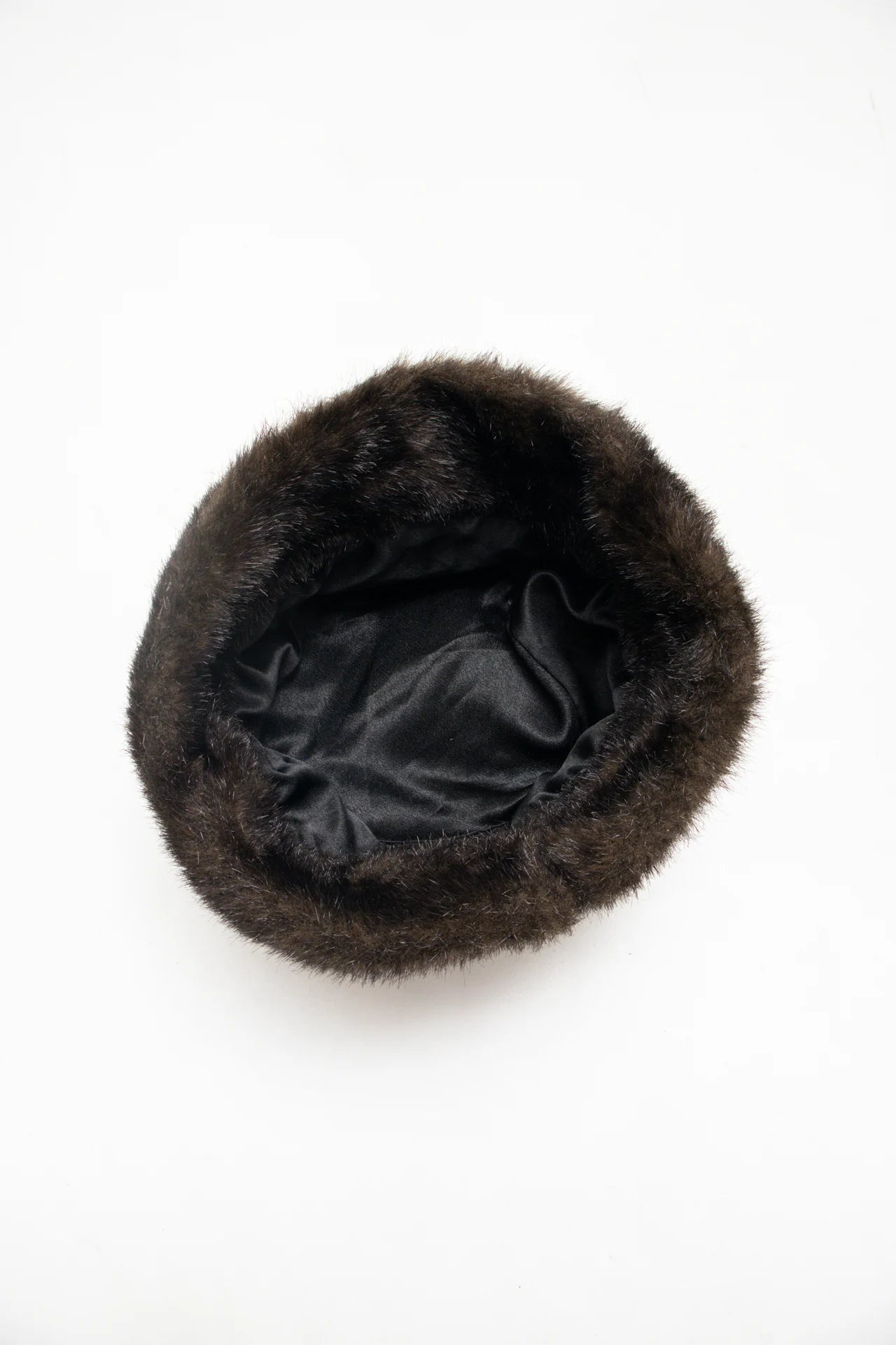 # Ben Berger Faux Fur Bucket Hat Brown | c.