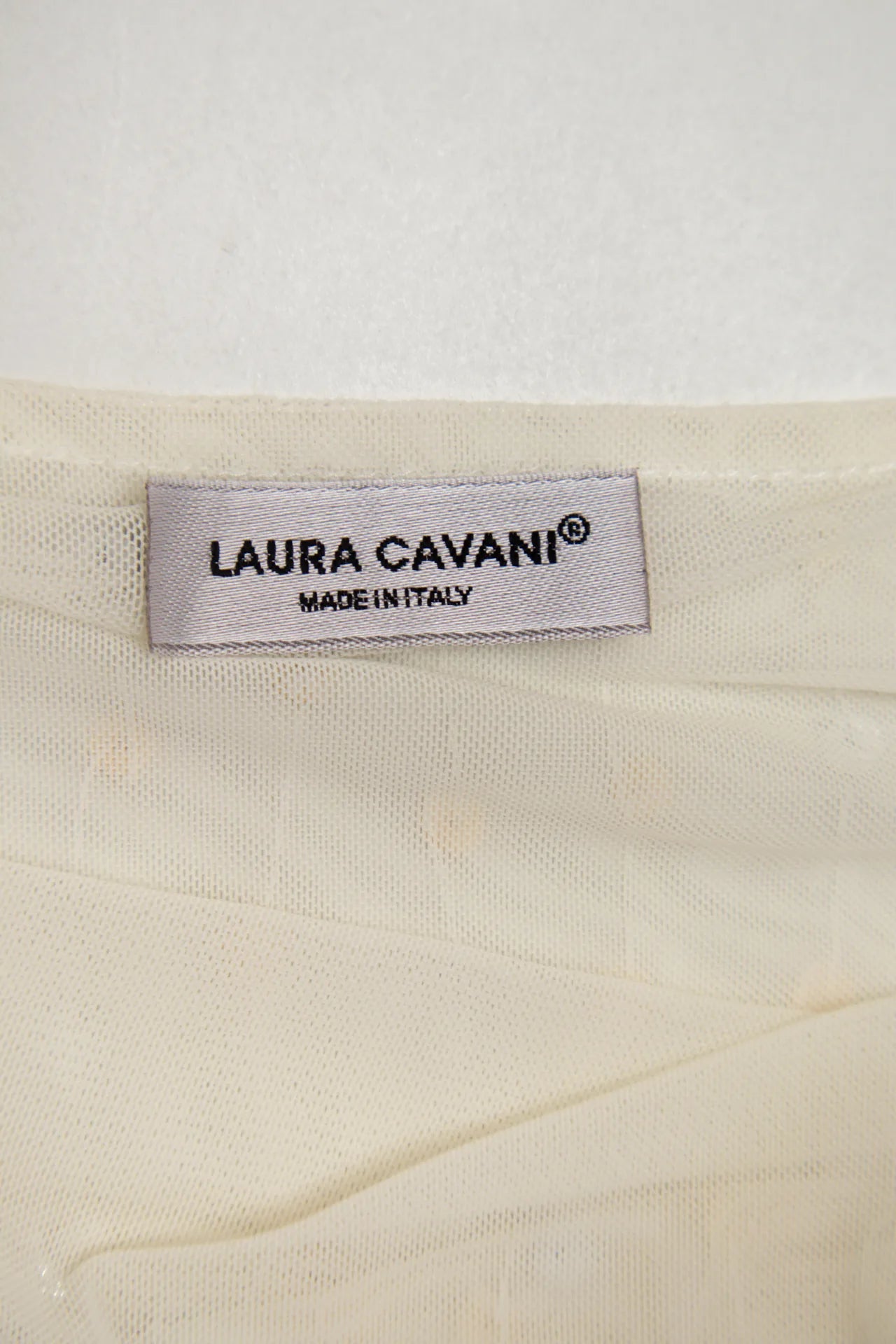 #19 Laura Cavani Sequin Mesh Camisole Top Beige | c. 172 | Size 10